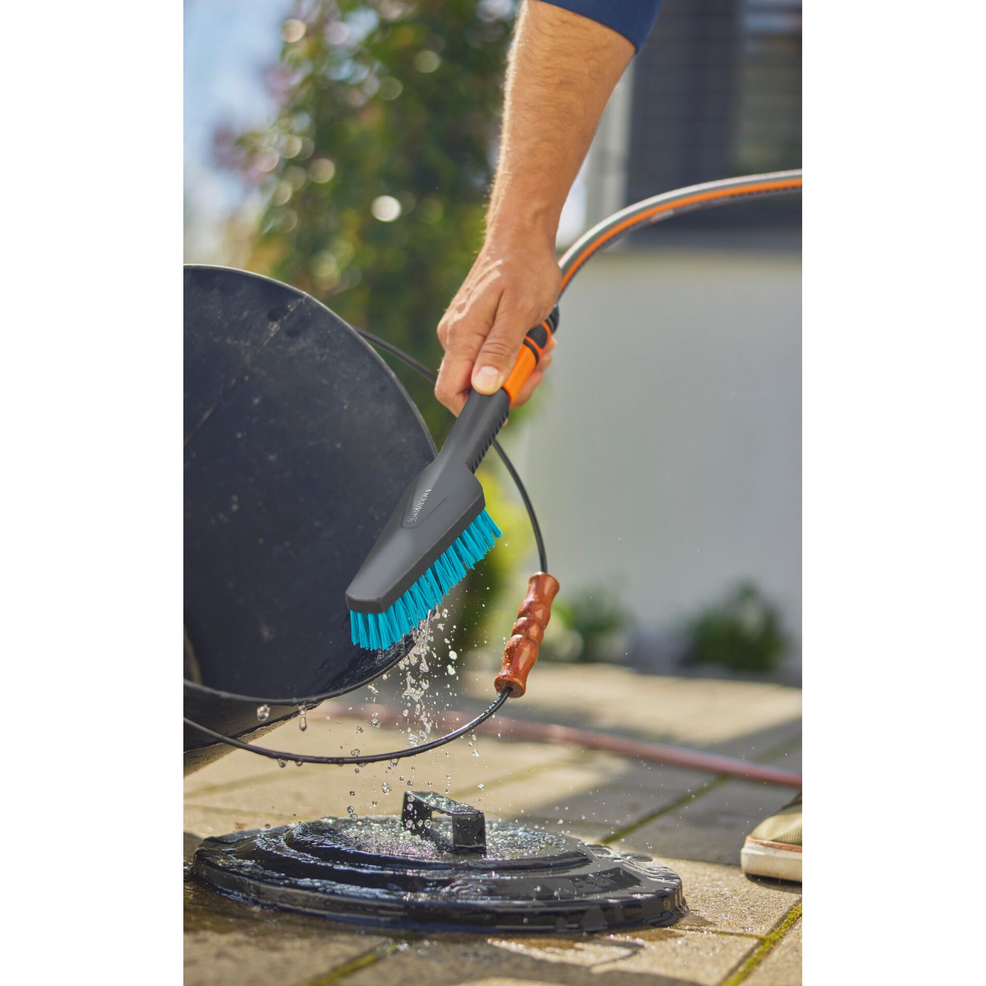 Gardena Cleansystem spazzola m.S set. dure