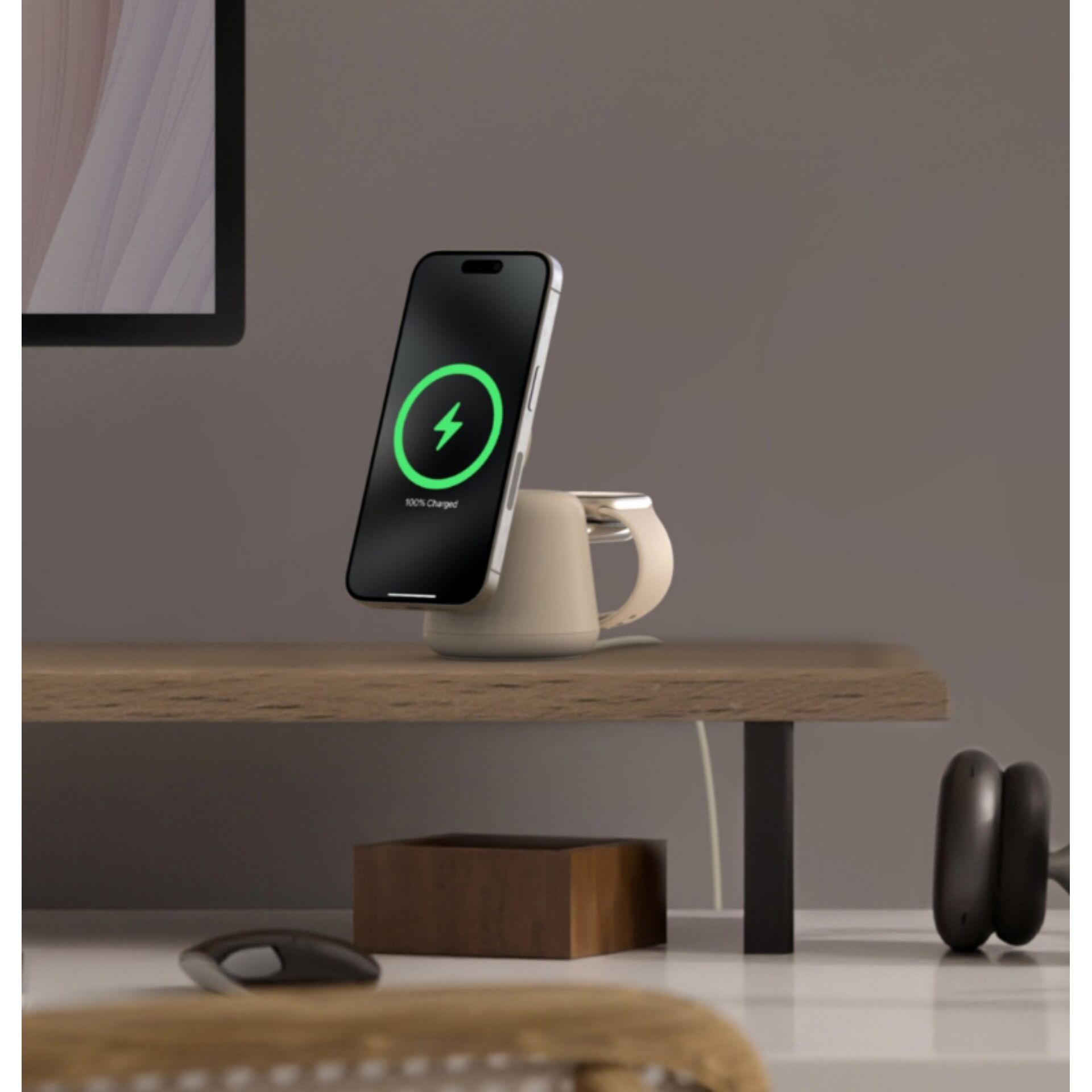 Belkin BOOST Charge Pro 2in1 15W Ladedock/MagSafe san.WIZ020