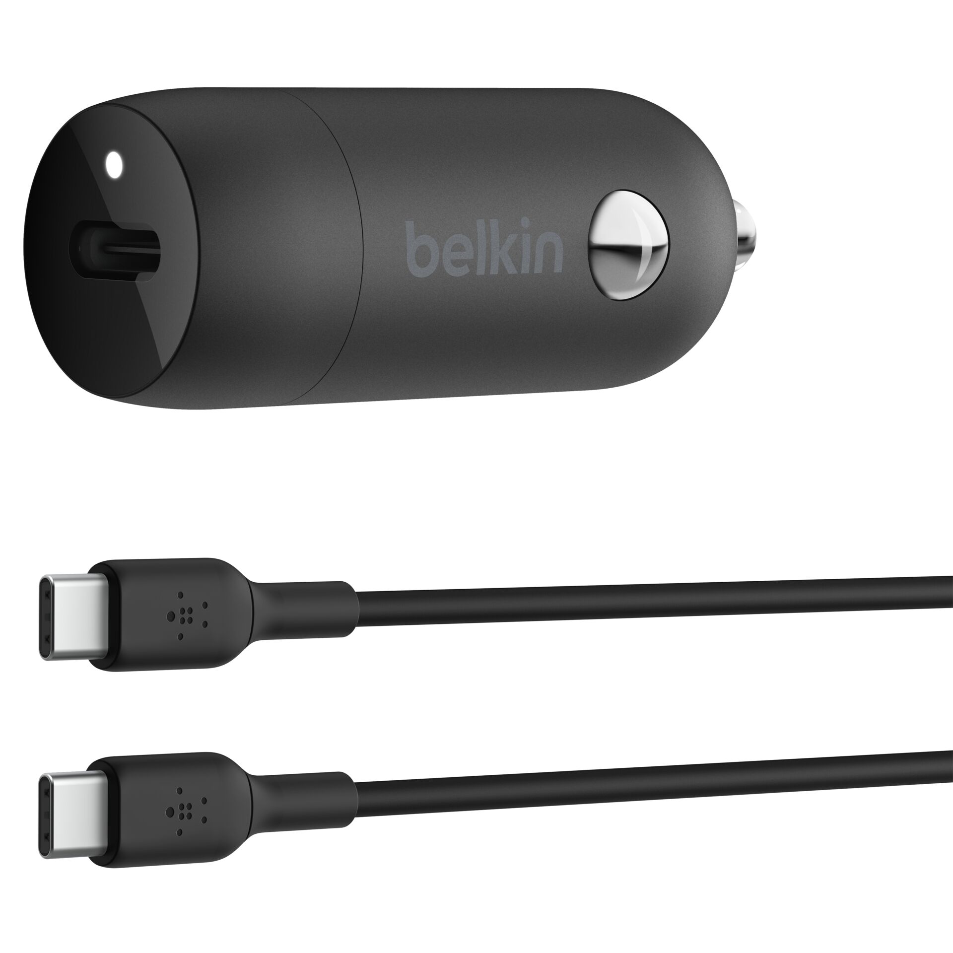 Belkin BOOST Charge 30W USB-C Kfz-Ladeger.+Kab.CCA004bt1MBK-