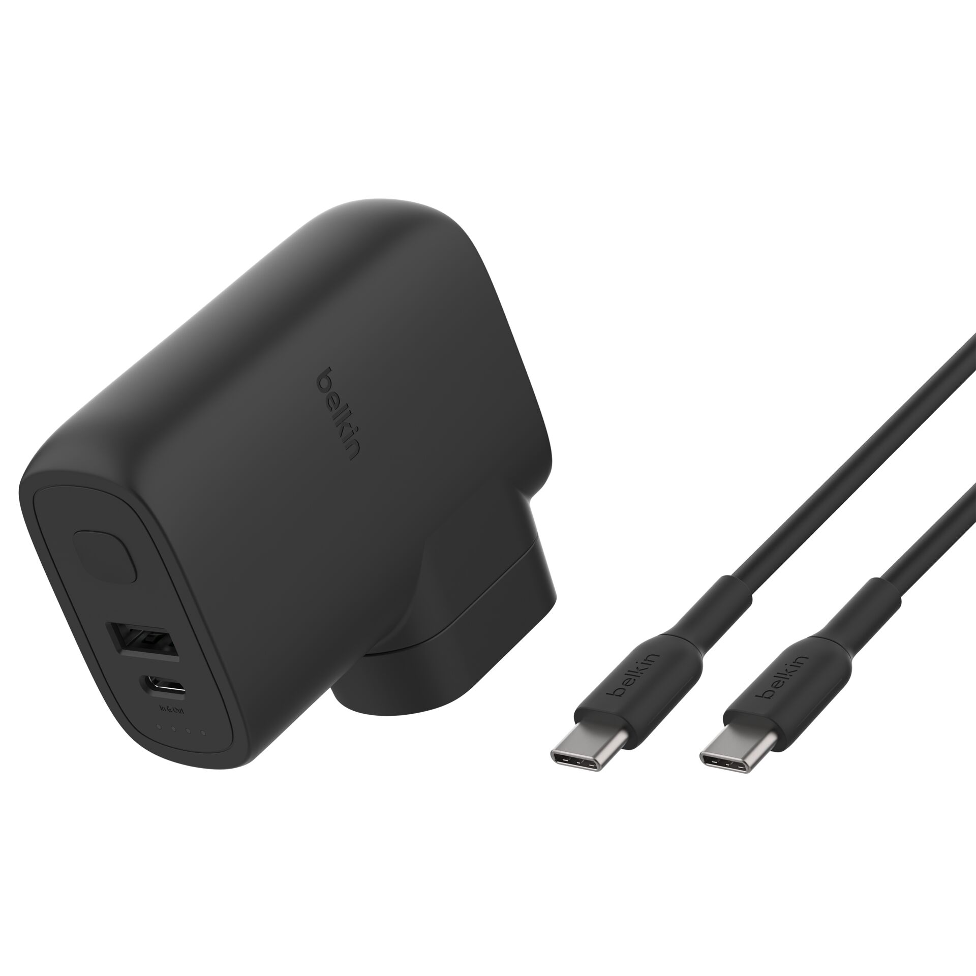 Belkin BOOST Charge Hybrid Dual Ladeger.+Powerbk.BPZ003bt1MB
