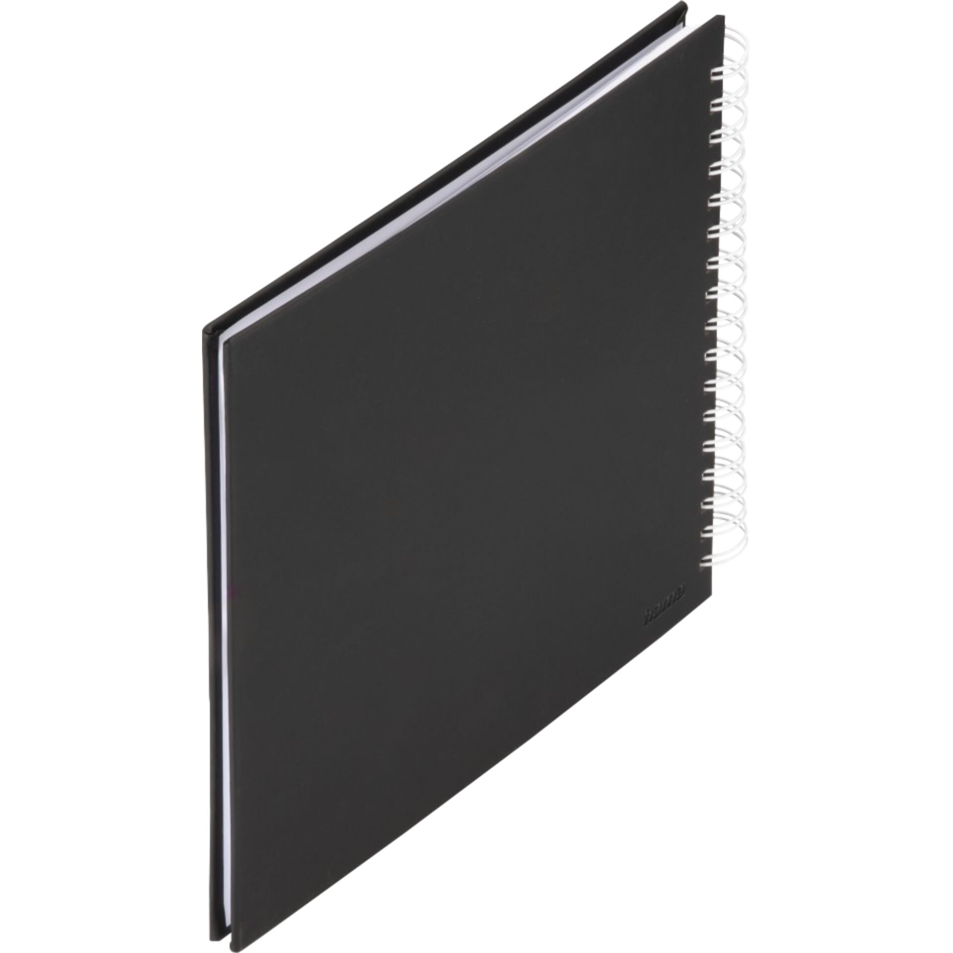 Hama Signs album spirale   28x24 50 pagine bianche, nero 750