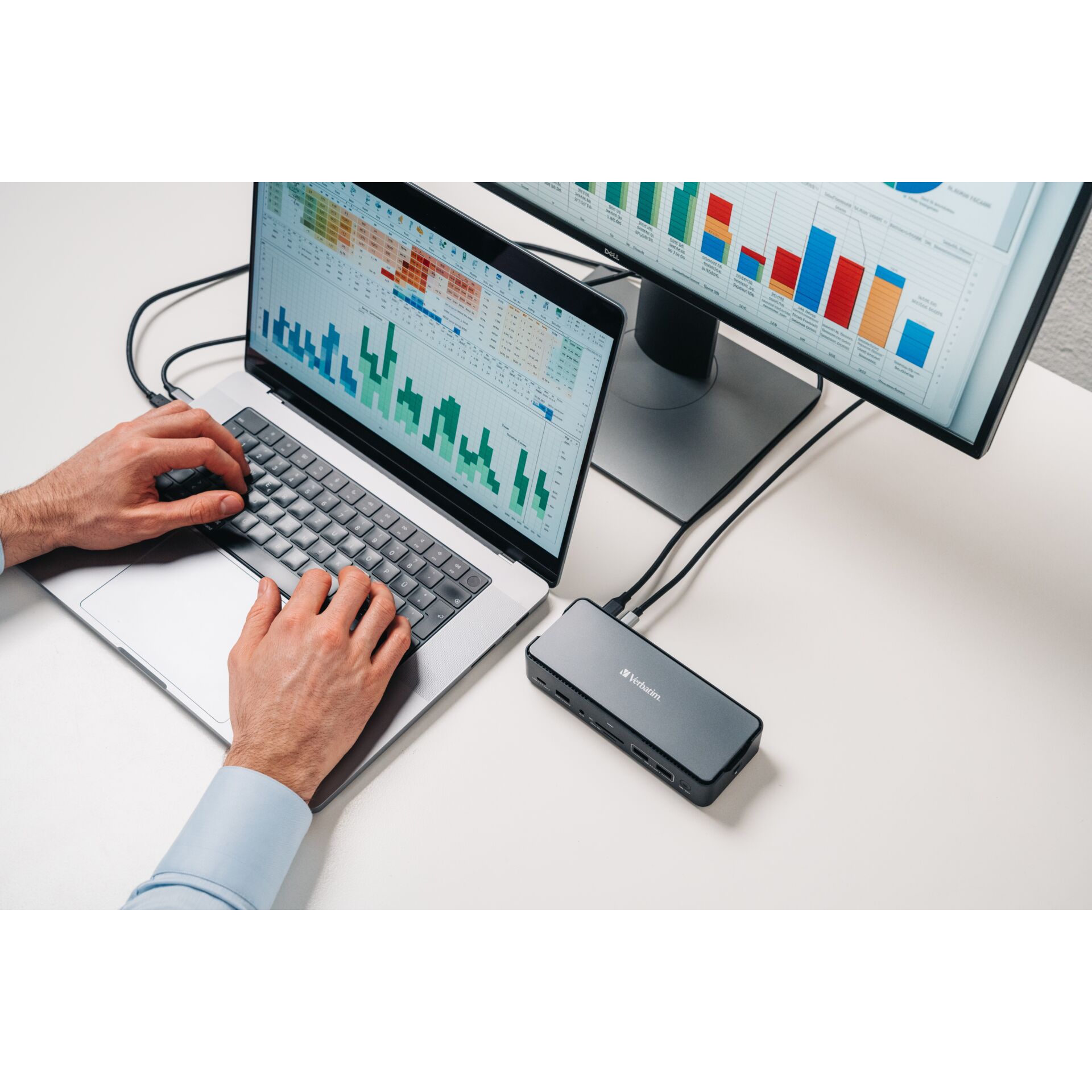 Verbatim USB-C Pro Docking Stat. 15 Port mit 256GB SSD