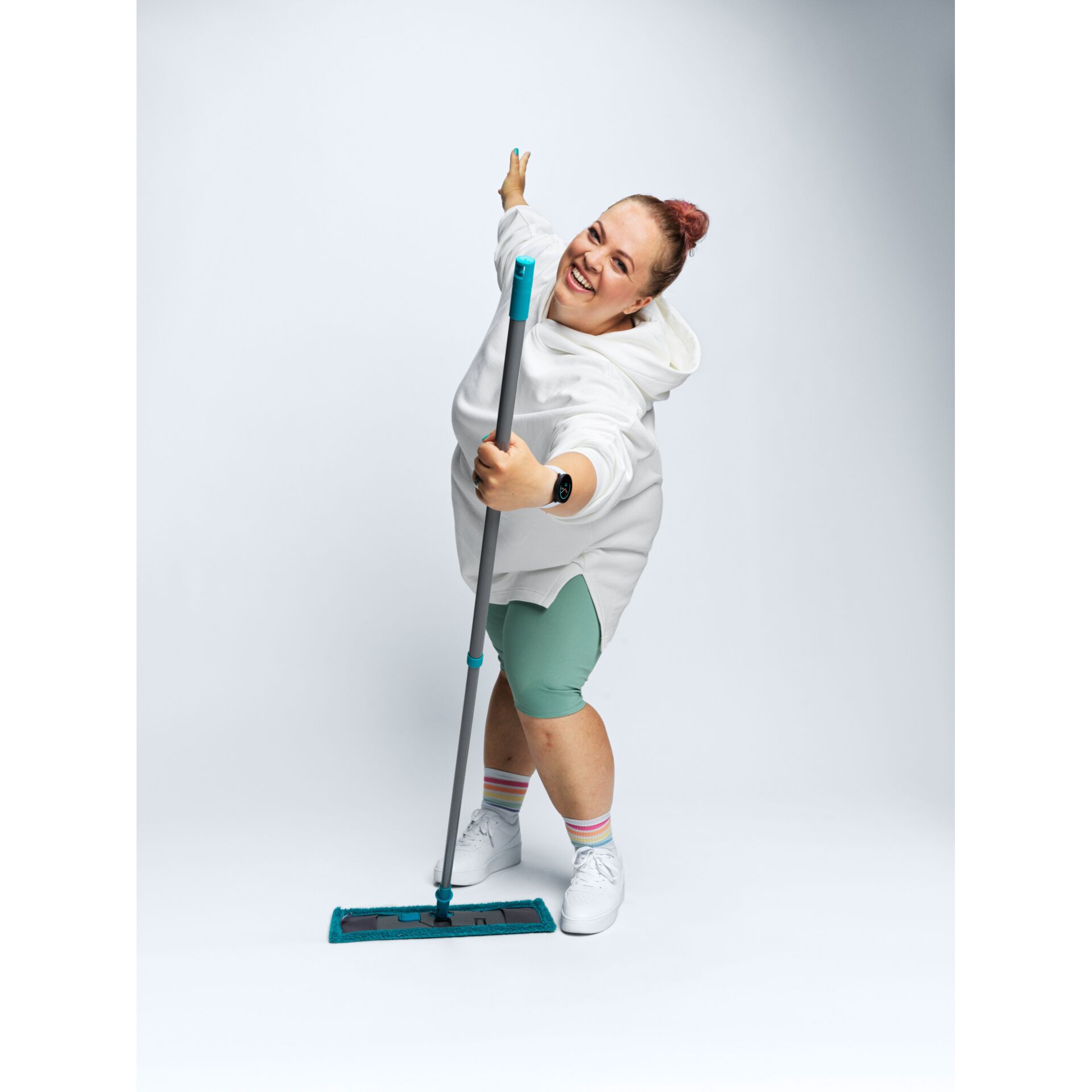 Polar Unite White S-L Silikonarmband mit Dornschließe