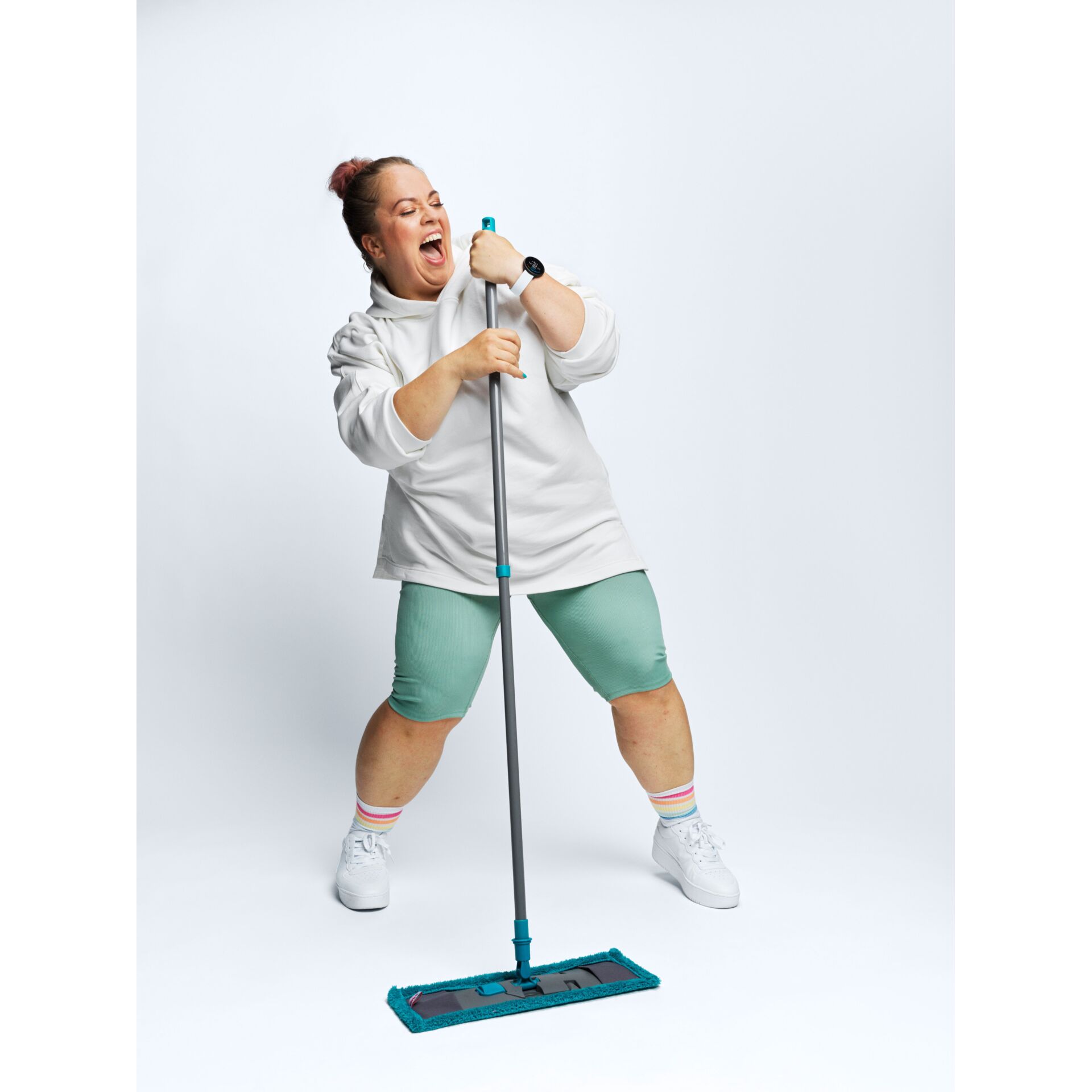 Polar Unite White S-L Silikonarmband mit Dornschließe