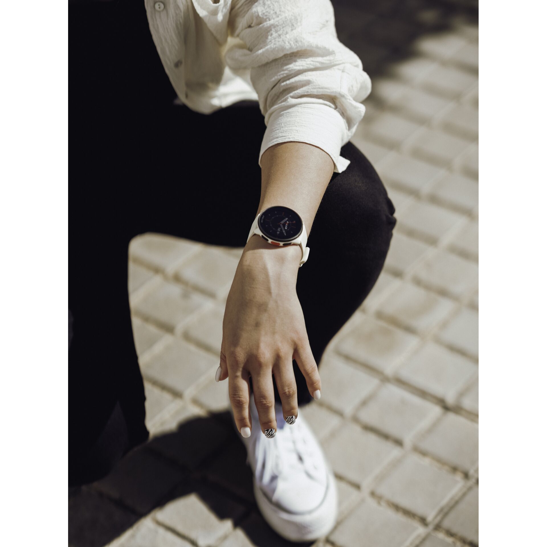 Polar Pacer Cloud White S/L