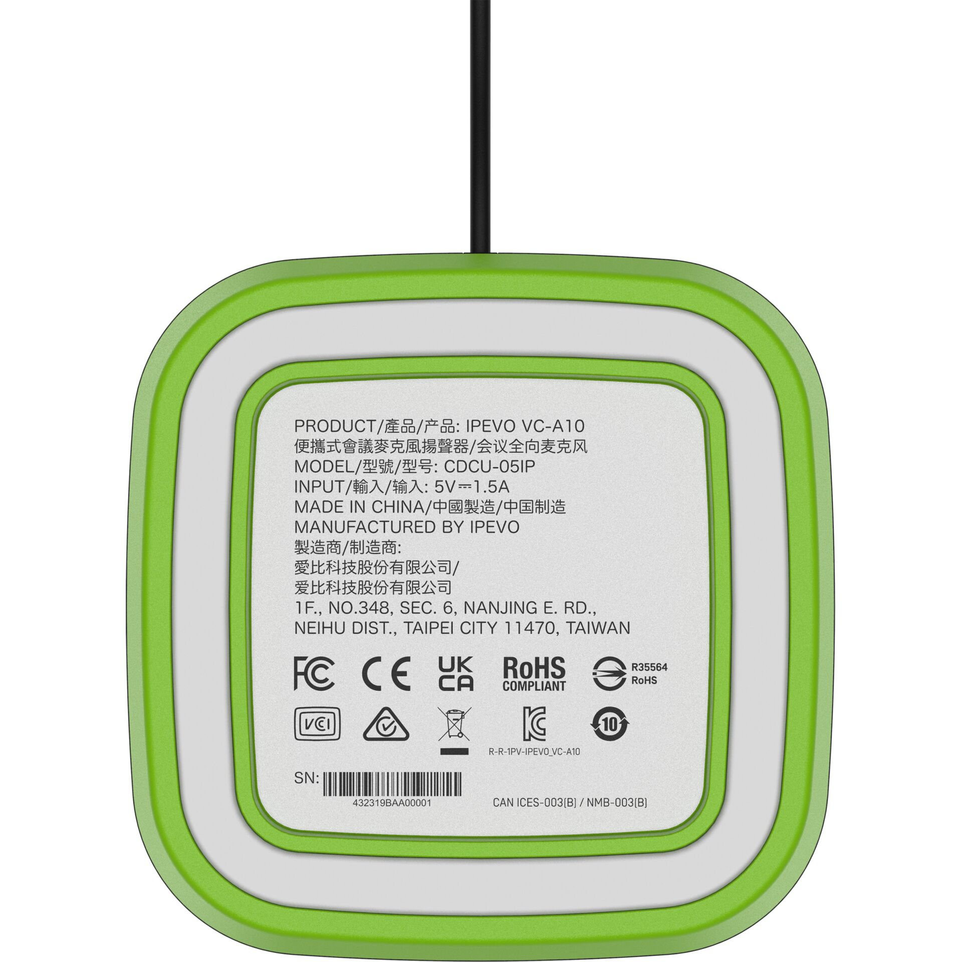 IPEVO VC-A10 Tragbare USB Freisprecheinrichtung