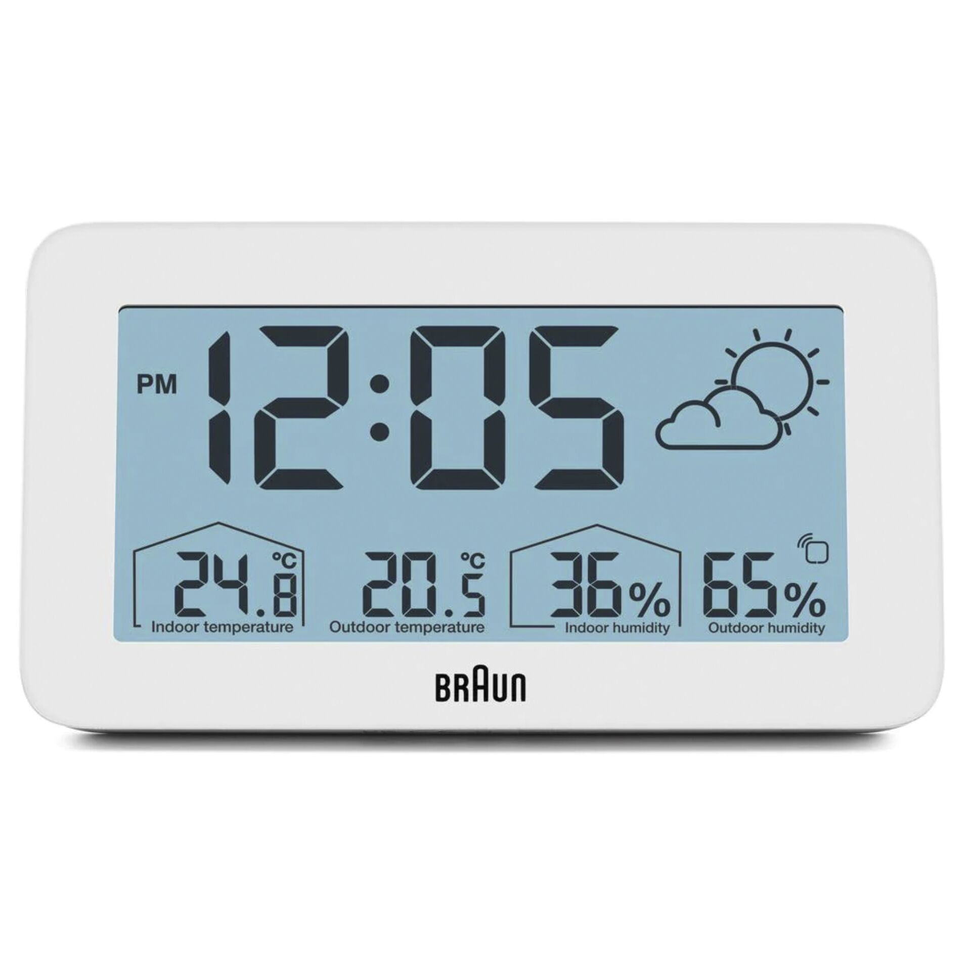 Braun BC 13 W DCF Funkwetterstaion weiß