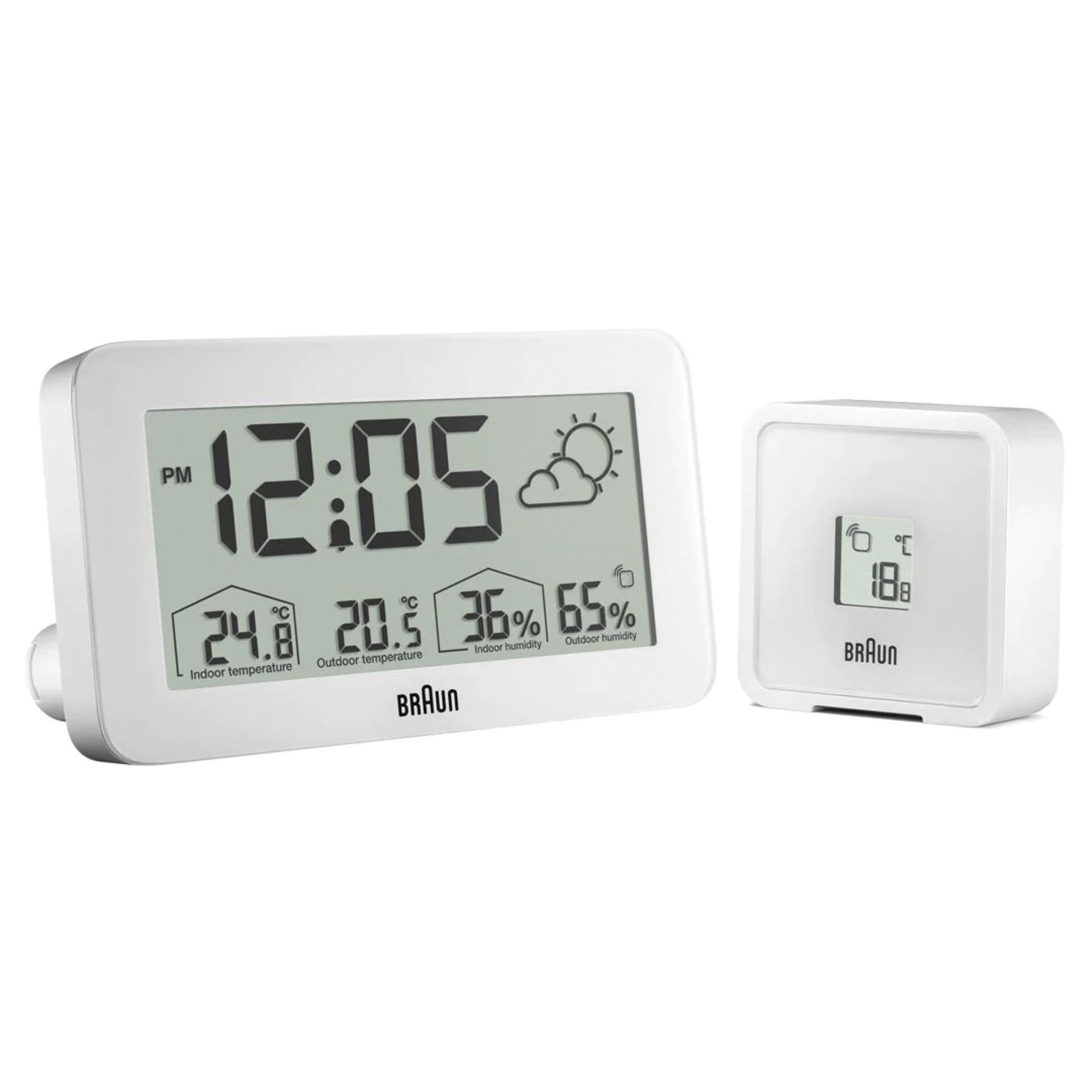 Braun BC 13 W DCF Funkwetterstaion weiß