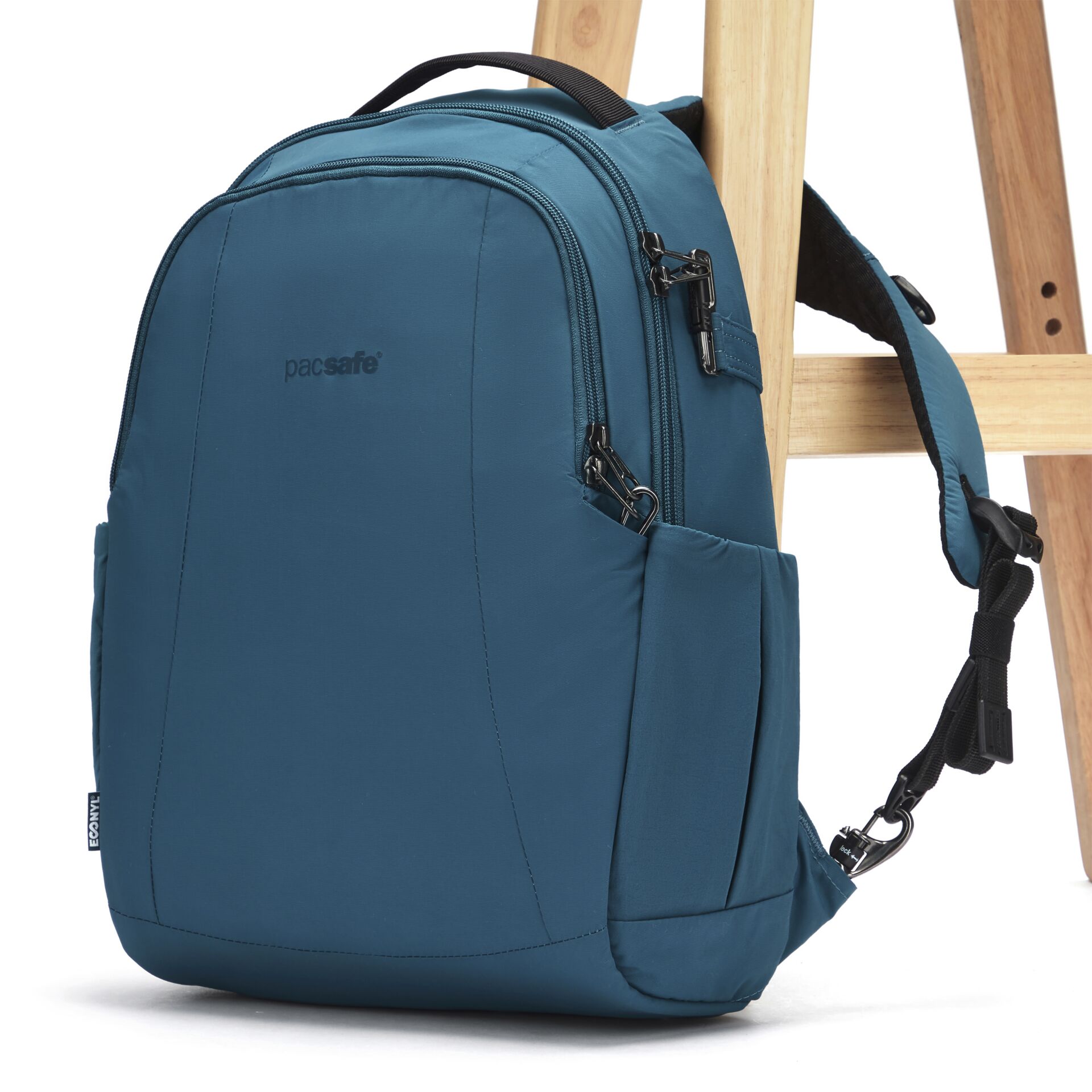 Pacsafe LS350 Rucksack ECONYL® türkis