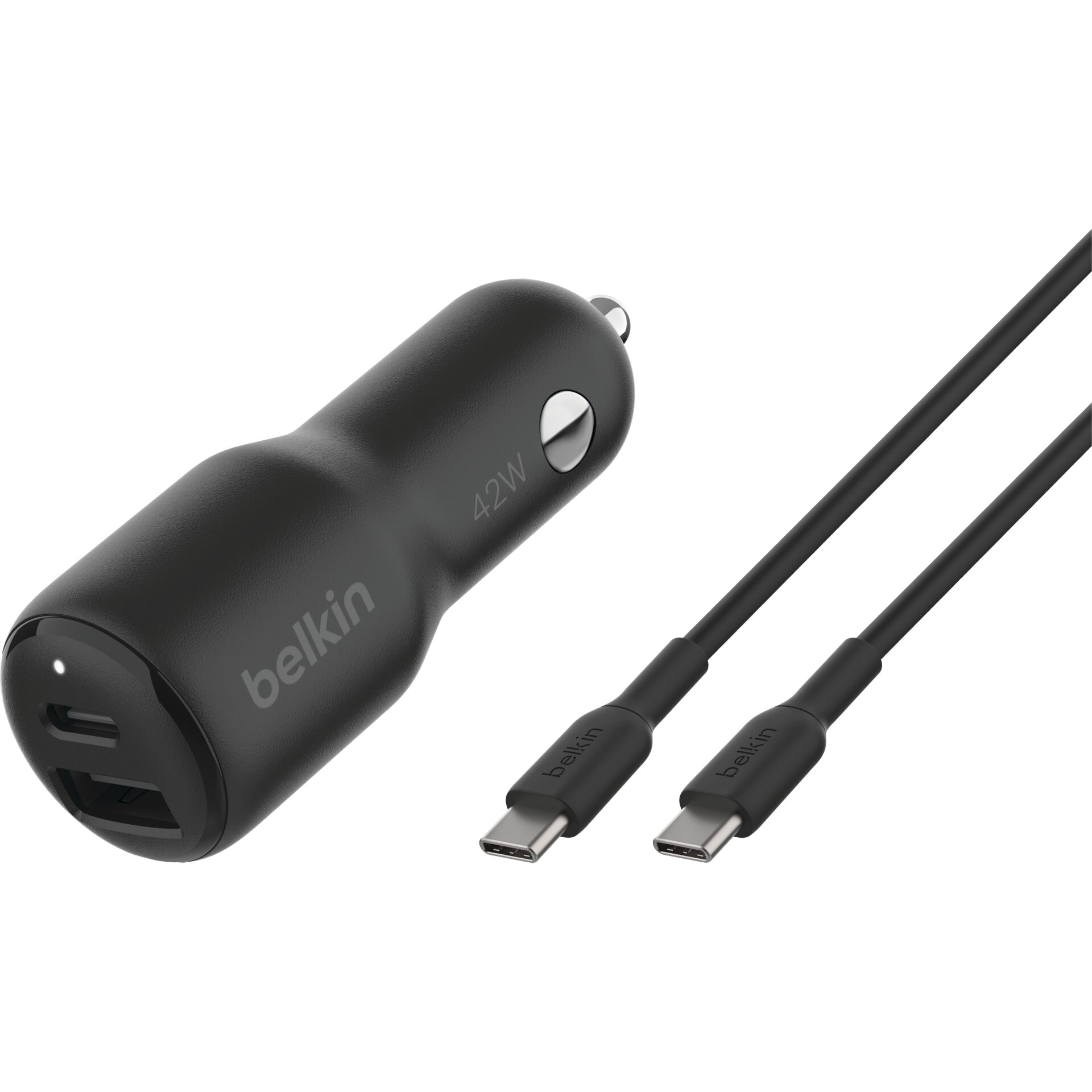 Belkin BOOST Charge 42W Dual Car Charger PD/PPS Tech. CCB005