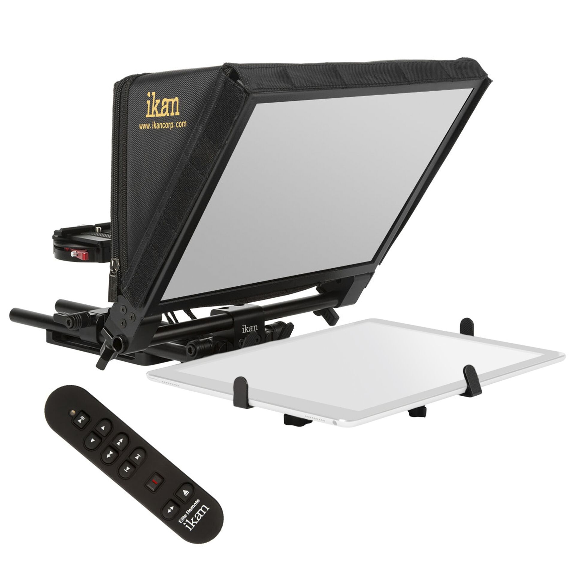 Ikan Elite Universal Tablet Teleprompter with Remote Control