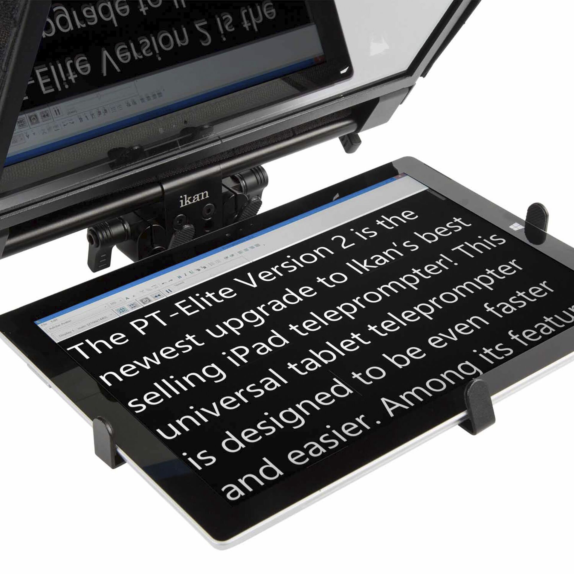 Ikan Elite Universal Tablet Teleprompter with Remote Control