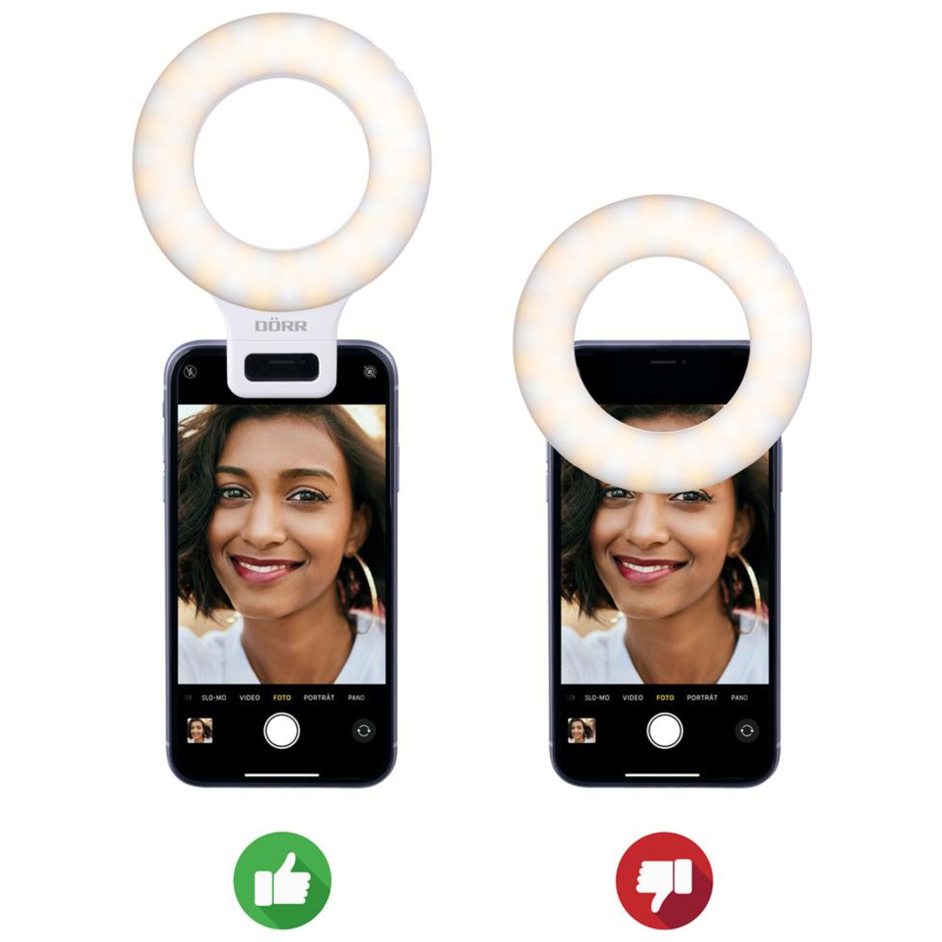 Dörr SLR-9 LED Selfie illuminazione anulare