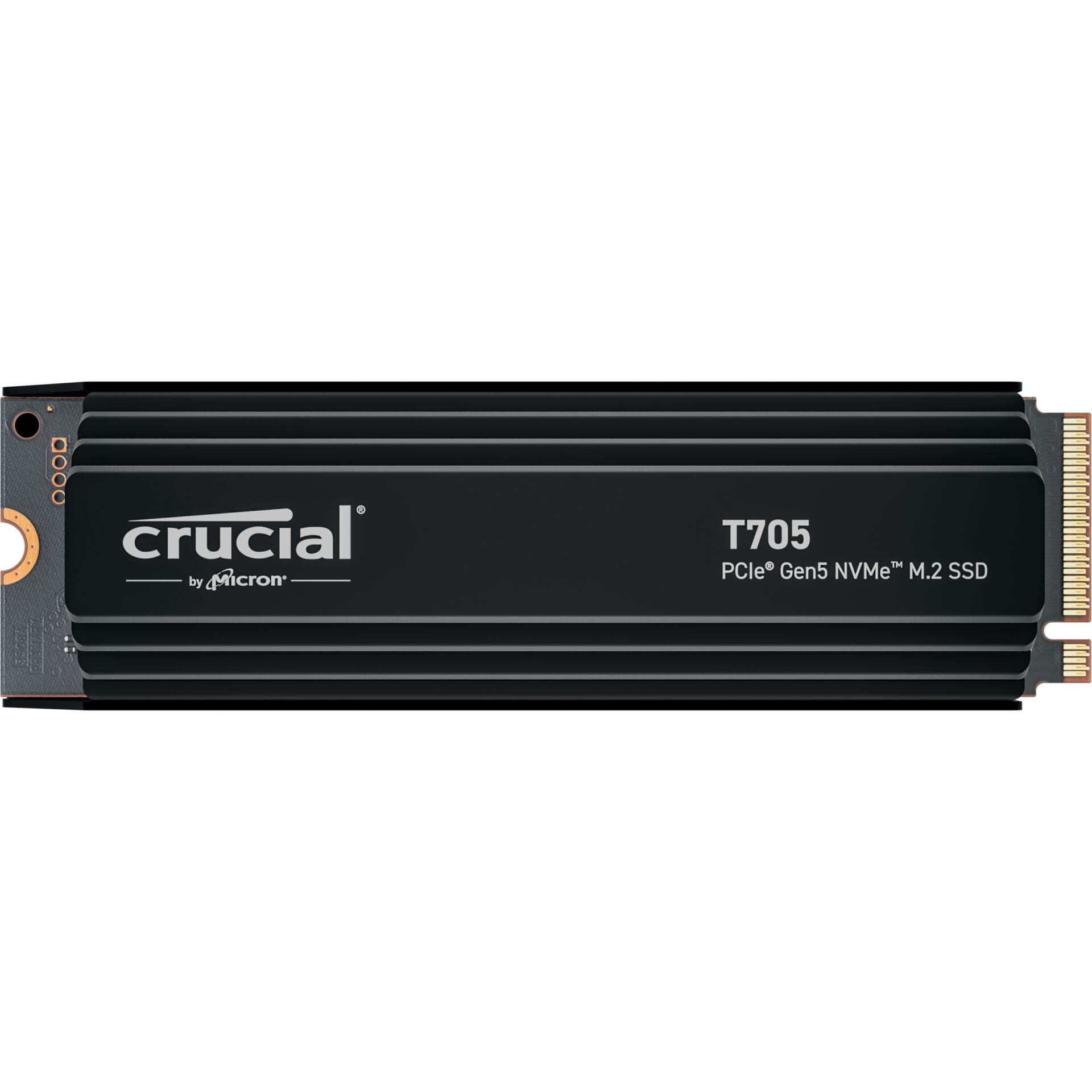 Crucial T705 with heatsink   2TB PCIe Gen5 NVMe M.2 SSD