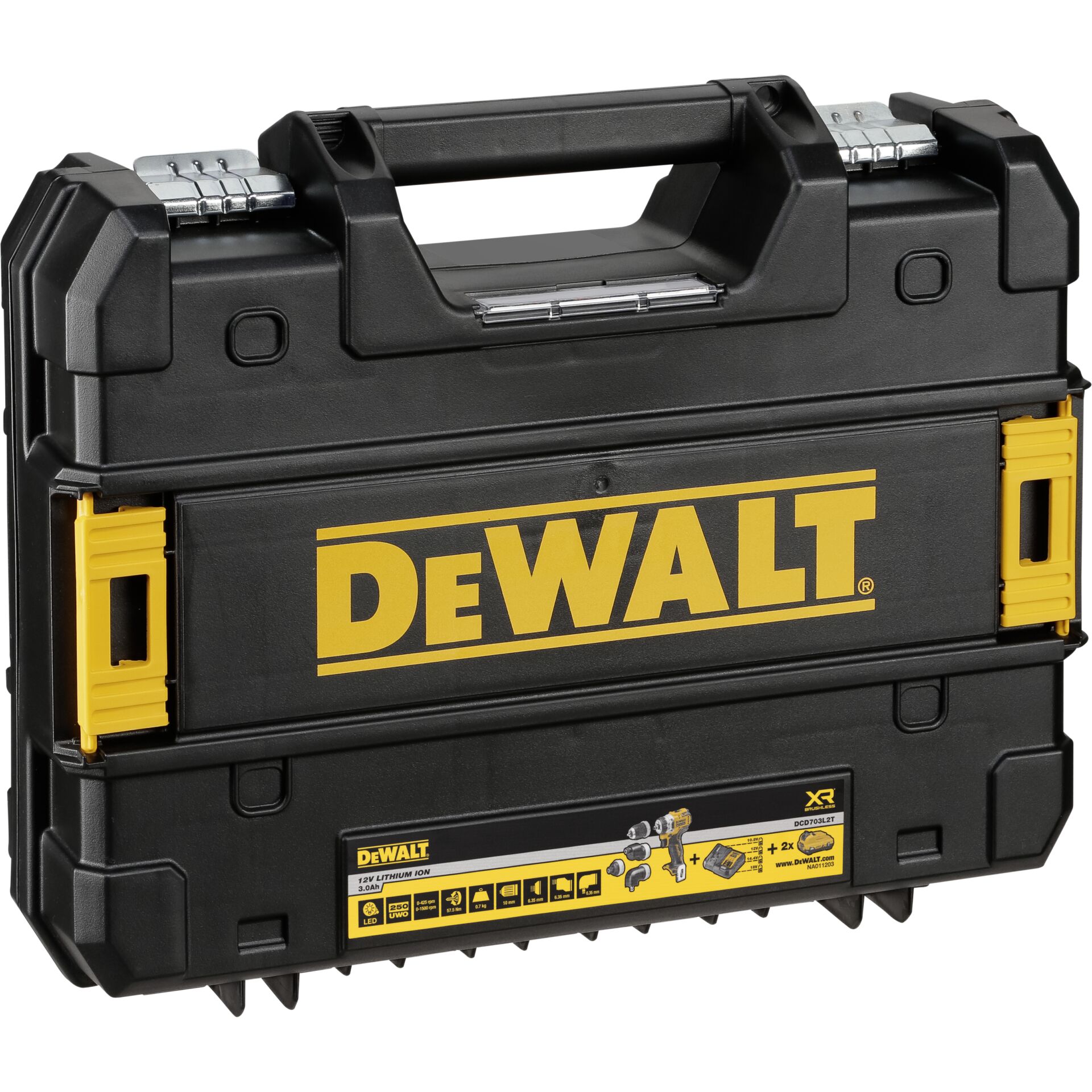 DeWalt DCD703L2T-QW Trapano avvitatore a batteria