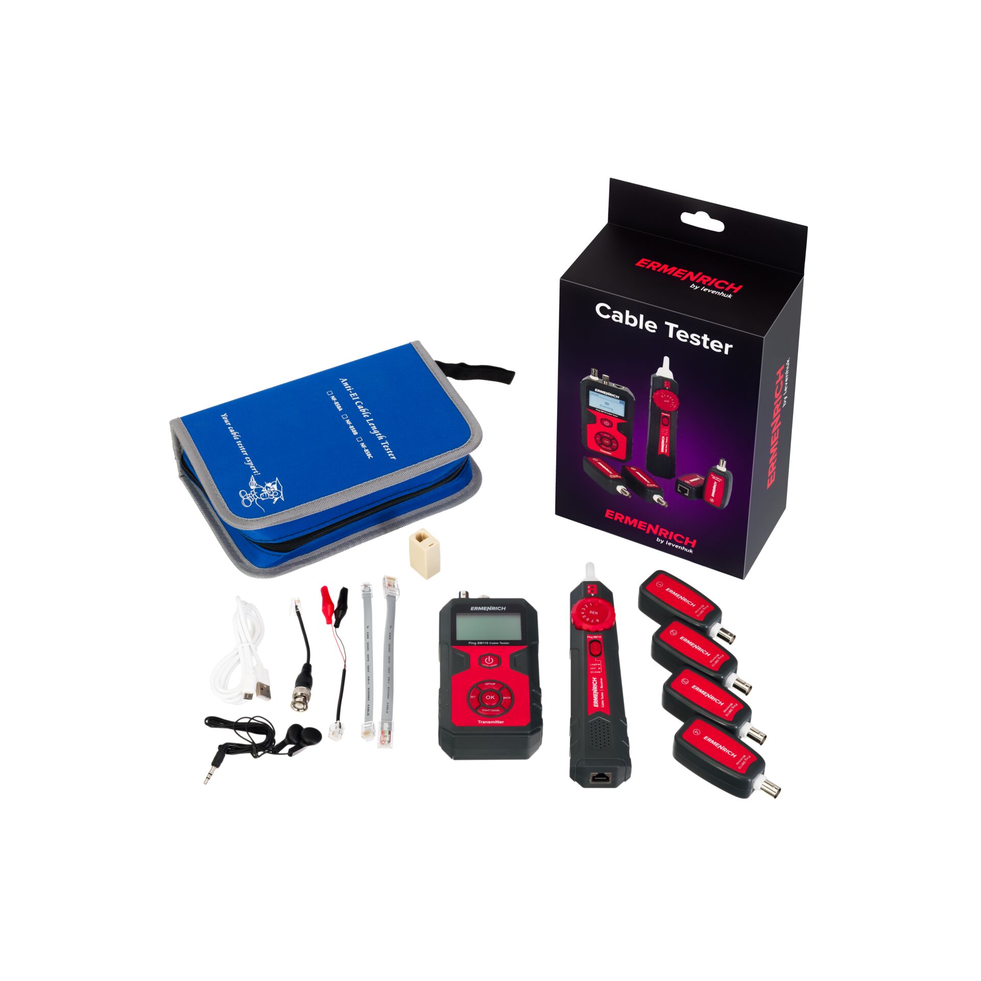 Ermenrich Ping SM110 Kabeltester