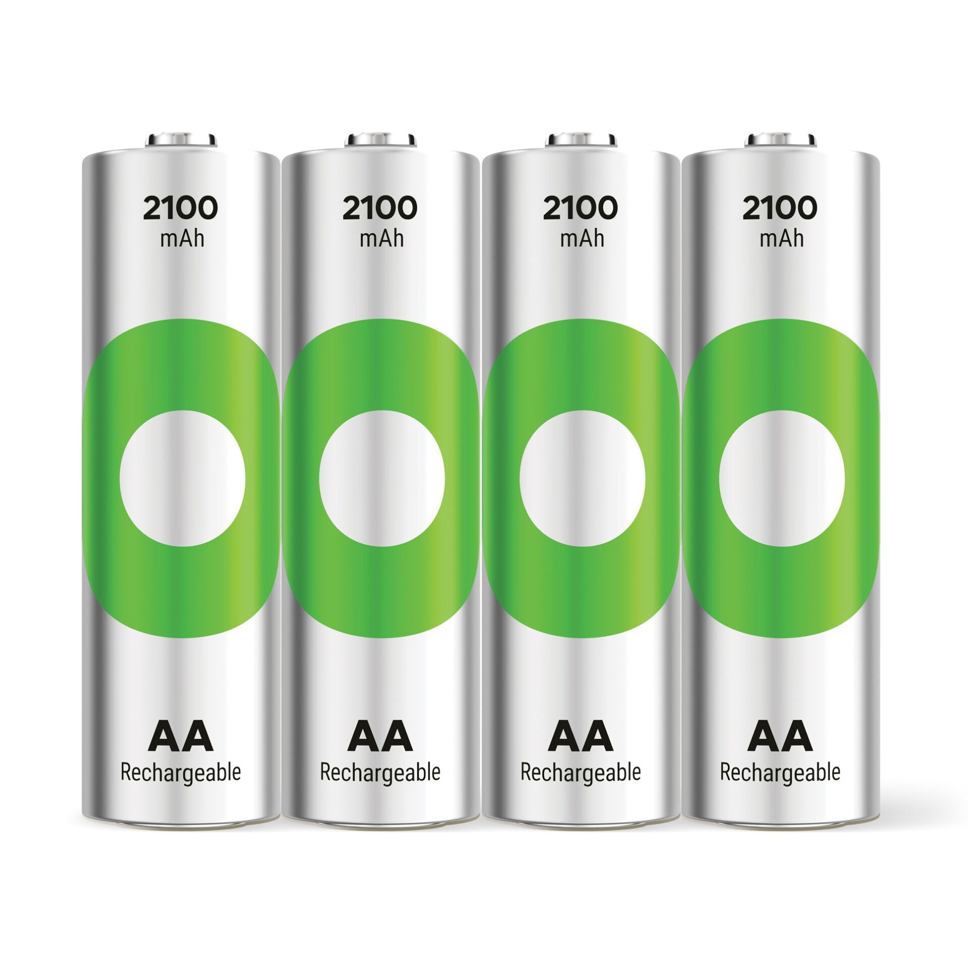 1x4 GP ReCyko+ NiMH batt. AA 2100mAH, pronta per l'uso