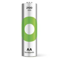 1x4 GP ReCyko+ NiMH batt. AA 2100mAH, pronta per l'uso 2
