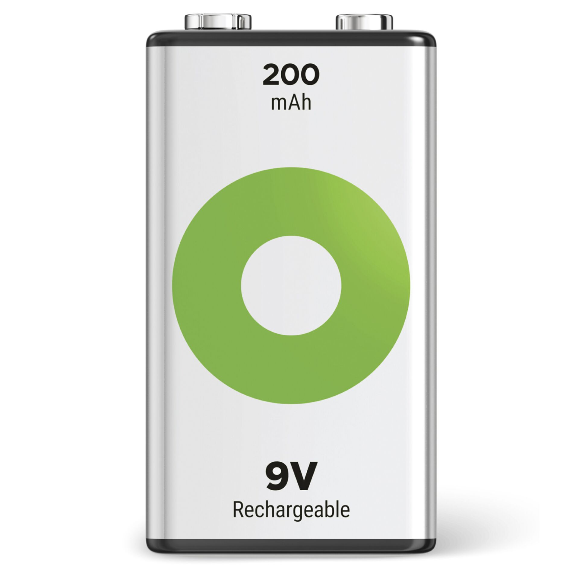 GP ReCyko NiMH batt. 9V Block 200mAH, pronta per l'uso