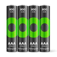 1x4 GP ReCyko Pro NiMH Akkus AAA/Micro 800mAh Pro