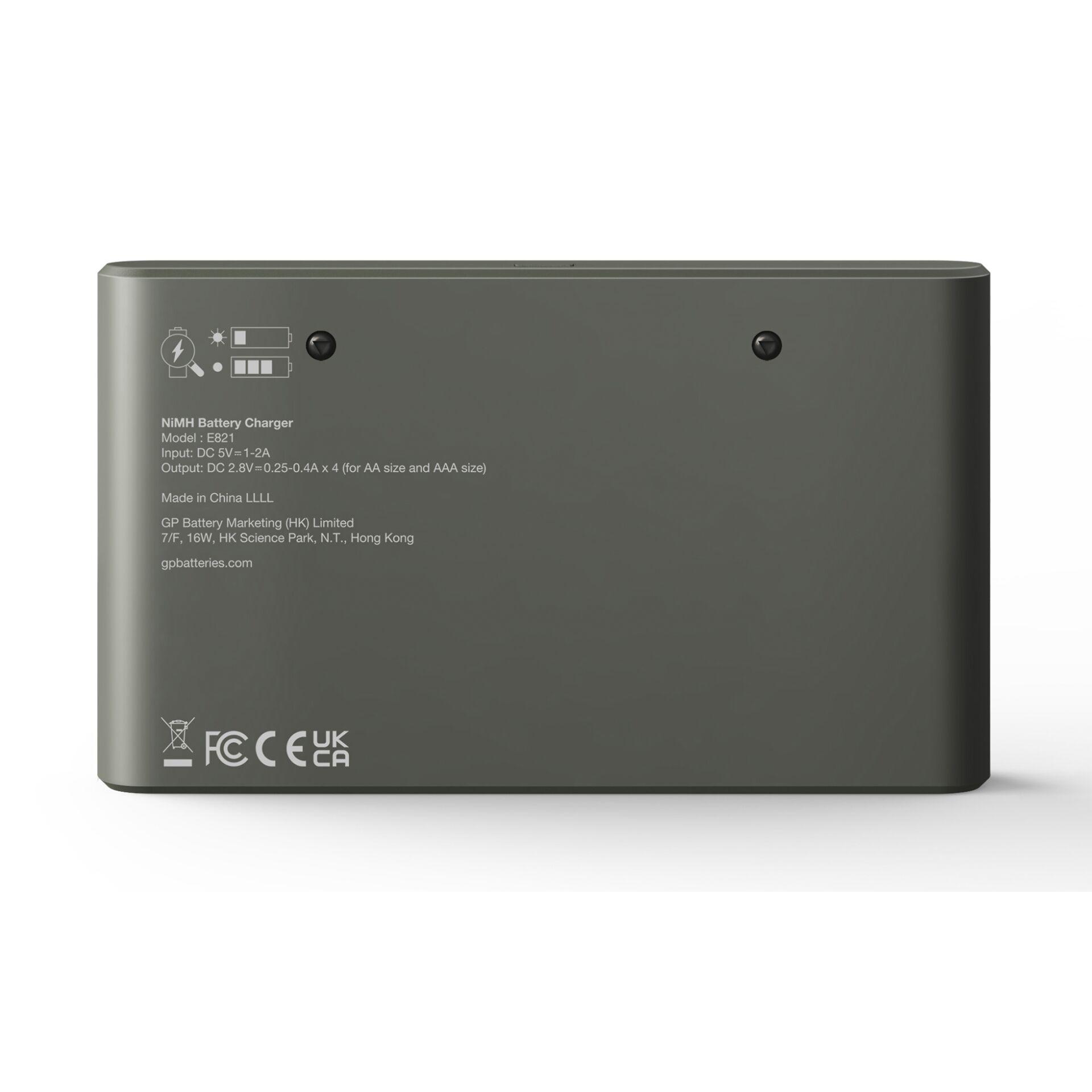 GP ReCyko E821 8-fach Rundzellen Ladegr+4xAA 2100mAh/ 4xAA 8