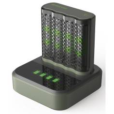 GP ReCyko M452 4-fach LCD-Modell Docking St. + 4x AA NiMh 26