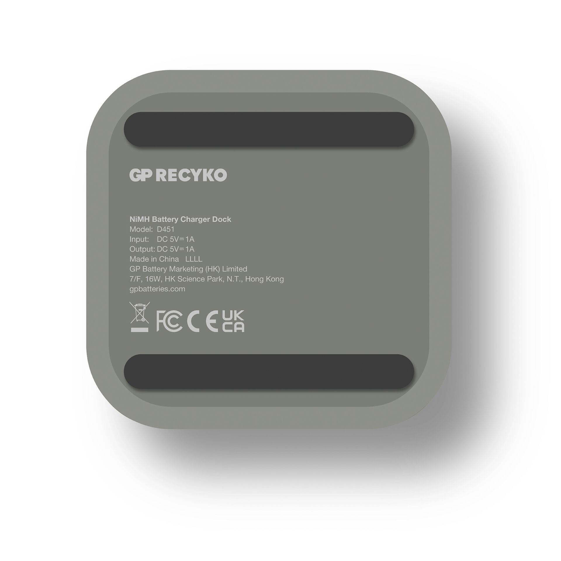 GP ReCyko M452 4-fach LCD-Modell Docking St. + 4x AA NiMh 26