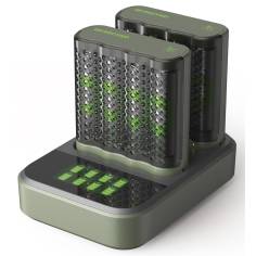 GP ReCyko M452 8-fach LCD-Modell Docking St. + 4x AA NiMh 26