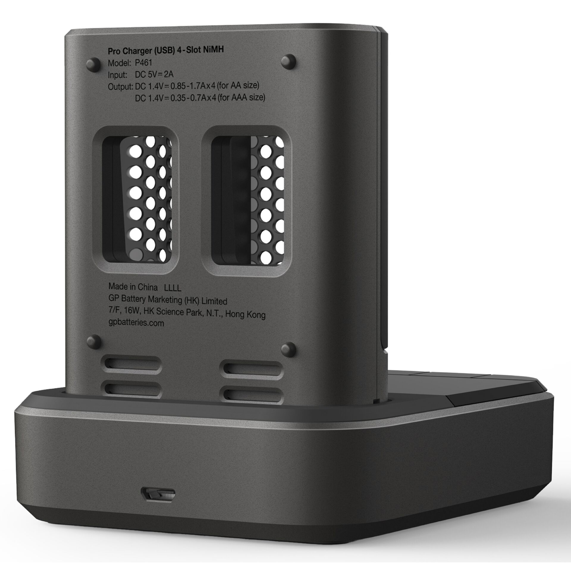 GP ReCyko Pro P461 USB-Modell Ladegerät inkl.4xaa NiMh 2000m