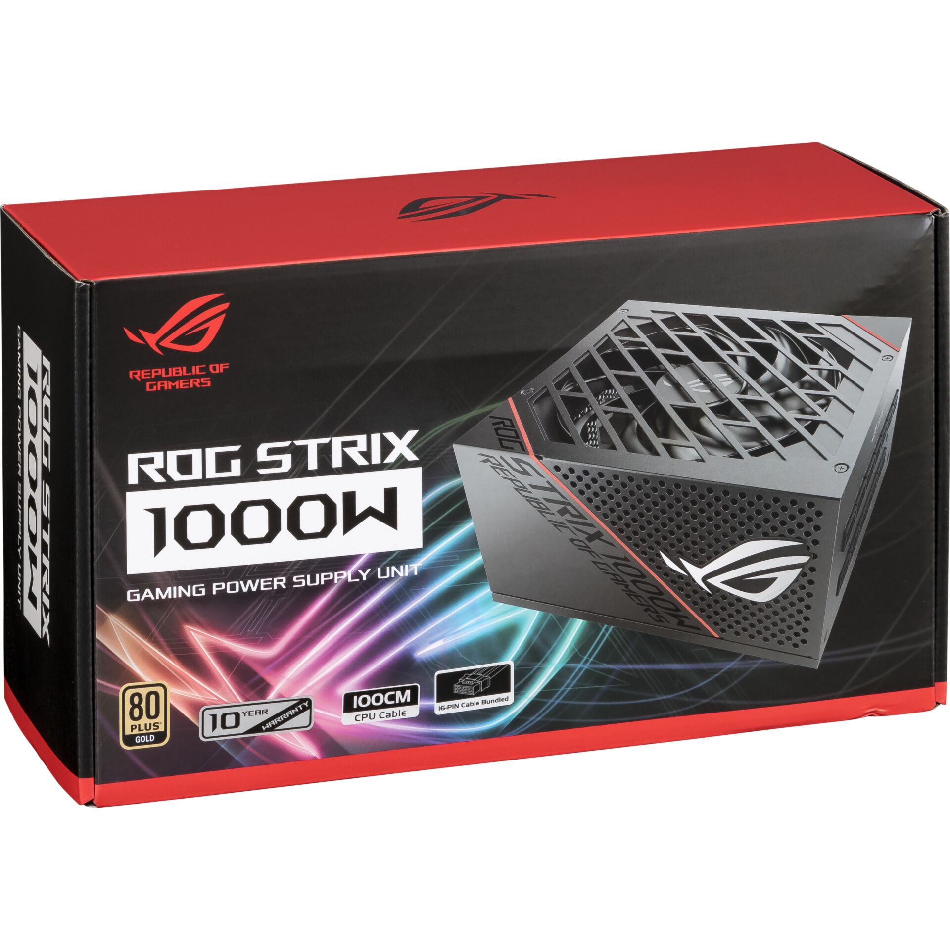 Asus Aliment. ROG Strix 1000 oro incl. 16Pin cavo