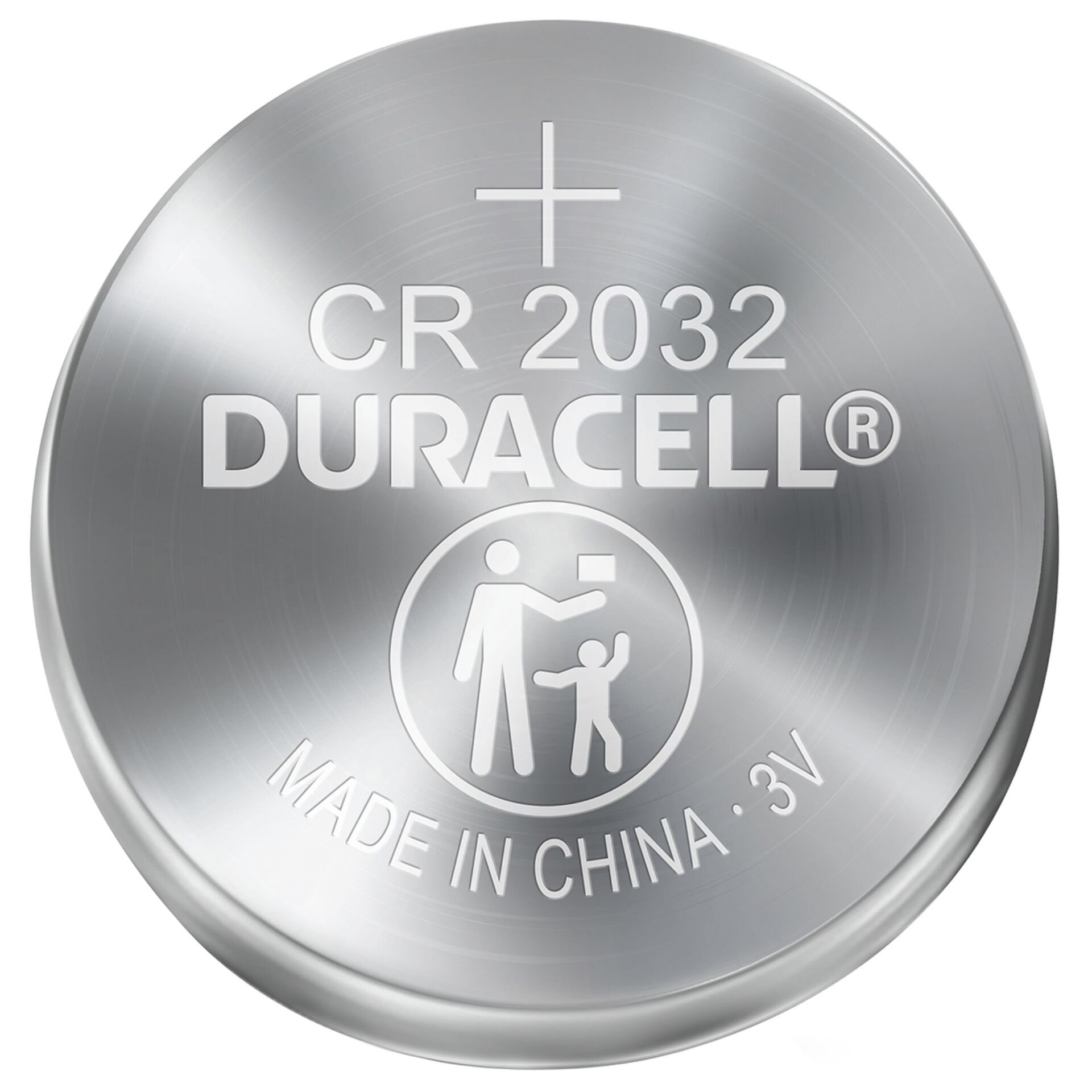 1x2 Duracell CR 2032 batteria a bottone litio