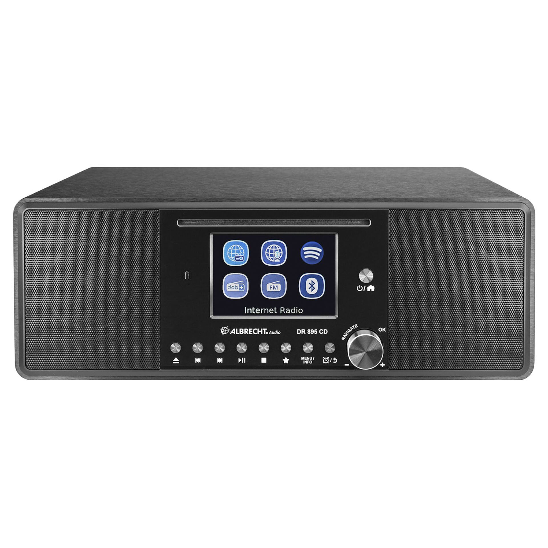 Albrecht DR 895 CD Hybrid Radio black