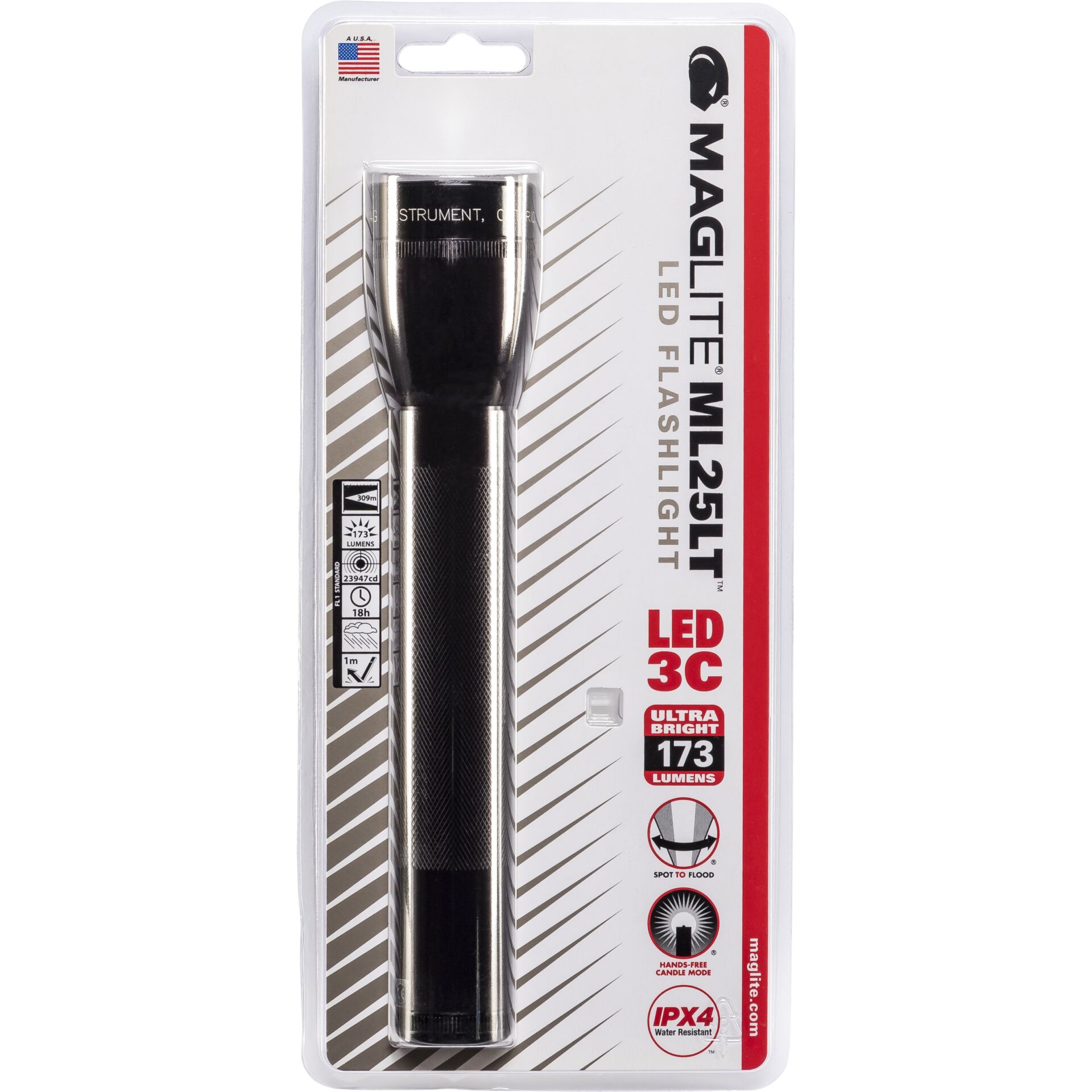 Maglite ML25LT 3 C-Cell Torcia elettrica