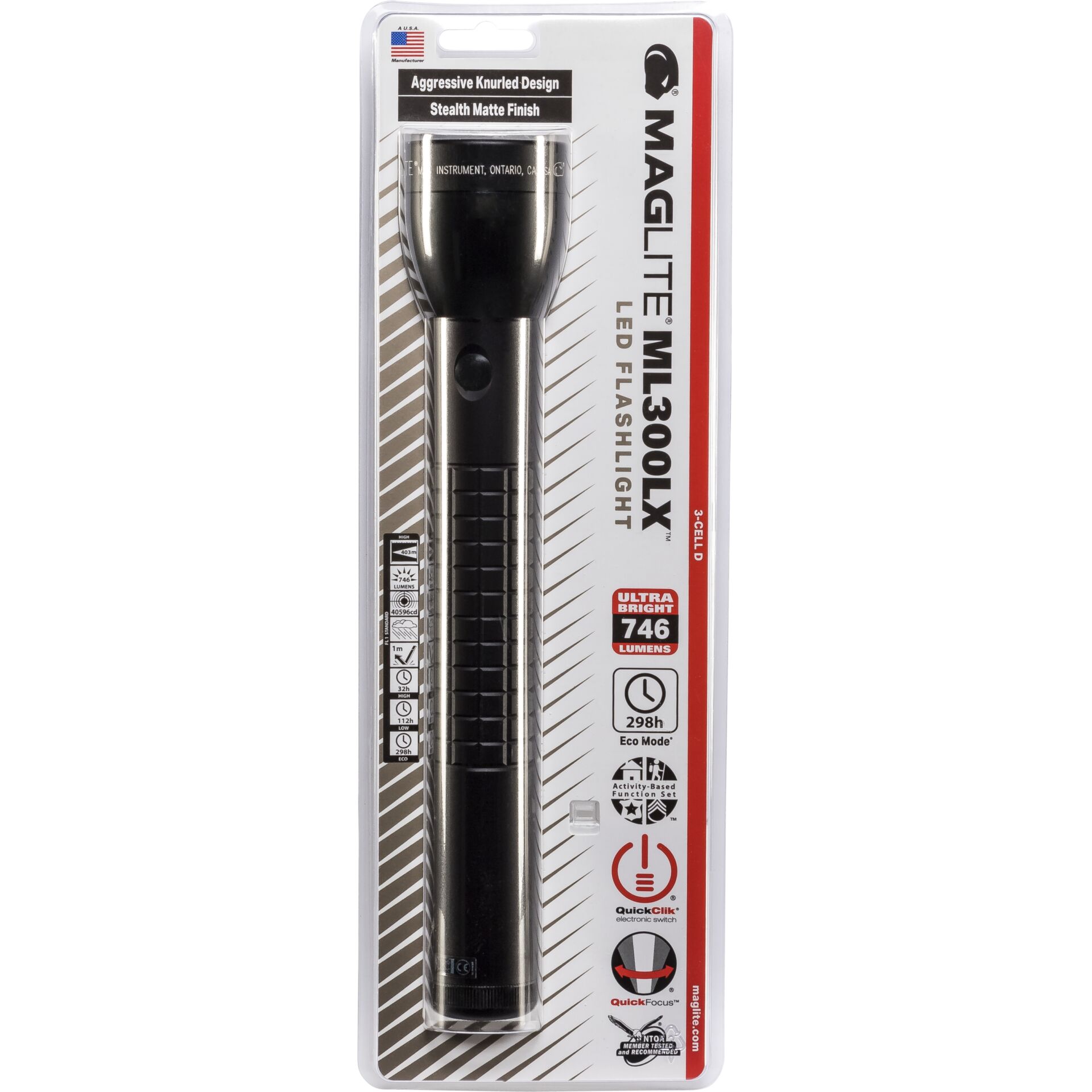 Maglite ML300XL 3 D-Cell Torcia elettrica