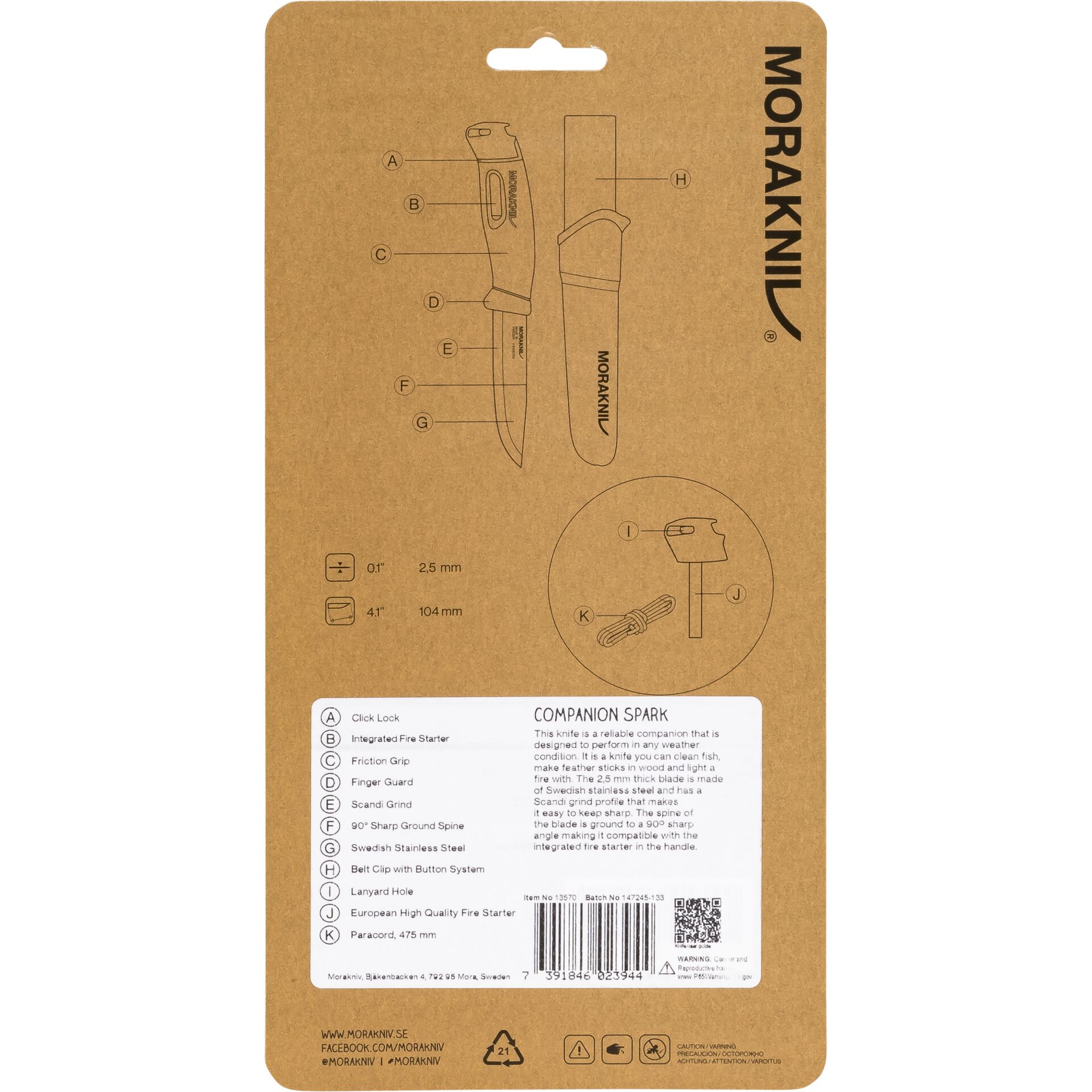 Morakniv Companion Spark verde