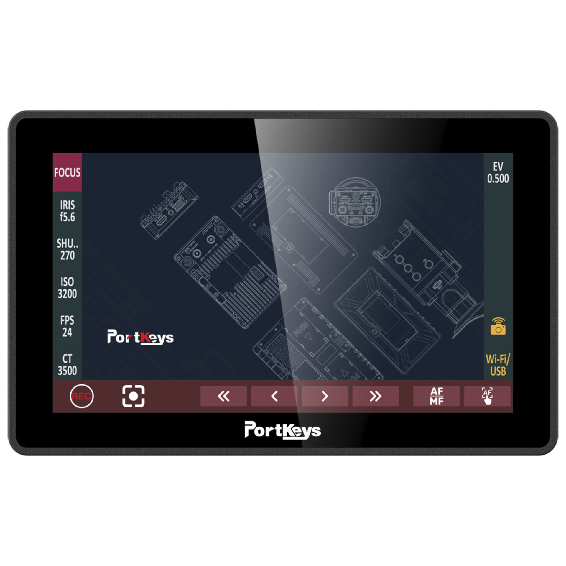 Portkeys BM5 III WR 5.5 poll.WCG On-Camera Monitor