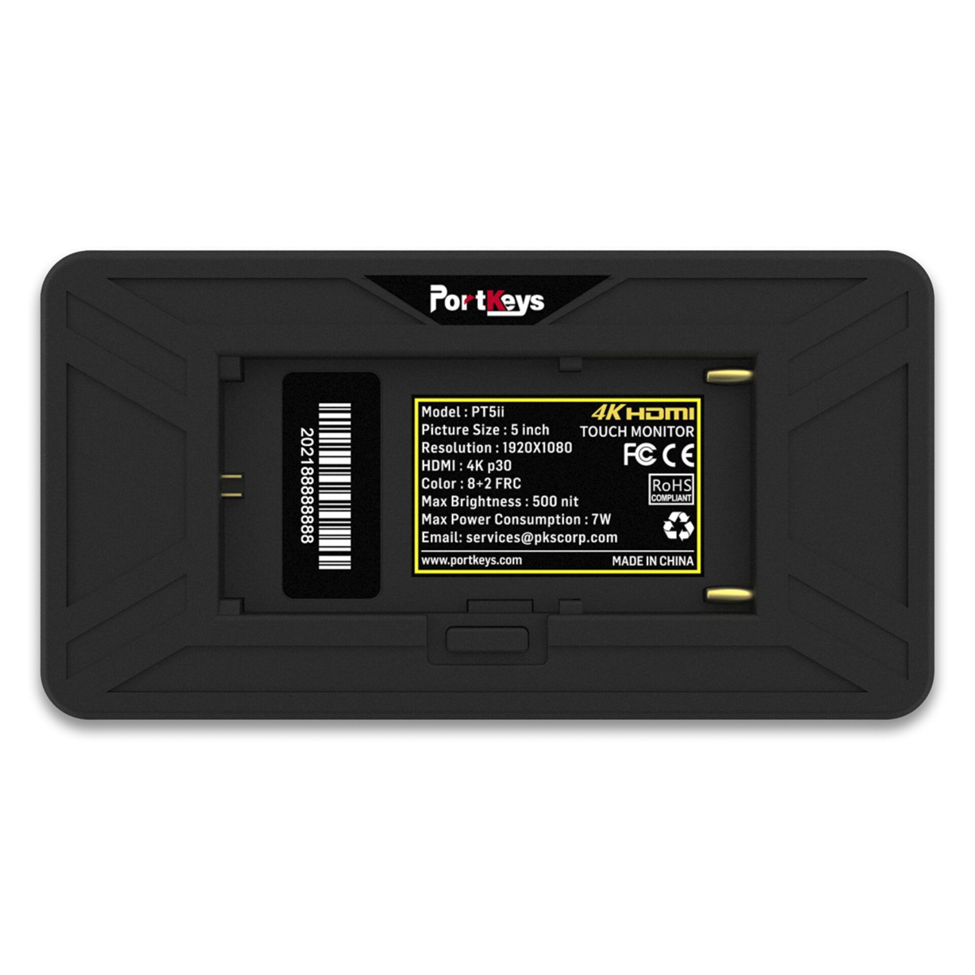 Portkeys PT5 II 5 Pollici 4K HDMI Touchscreen Monitor