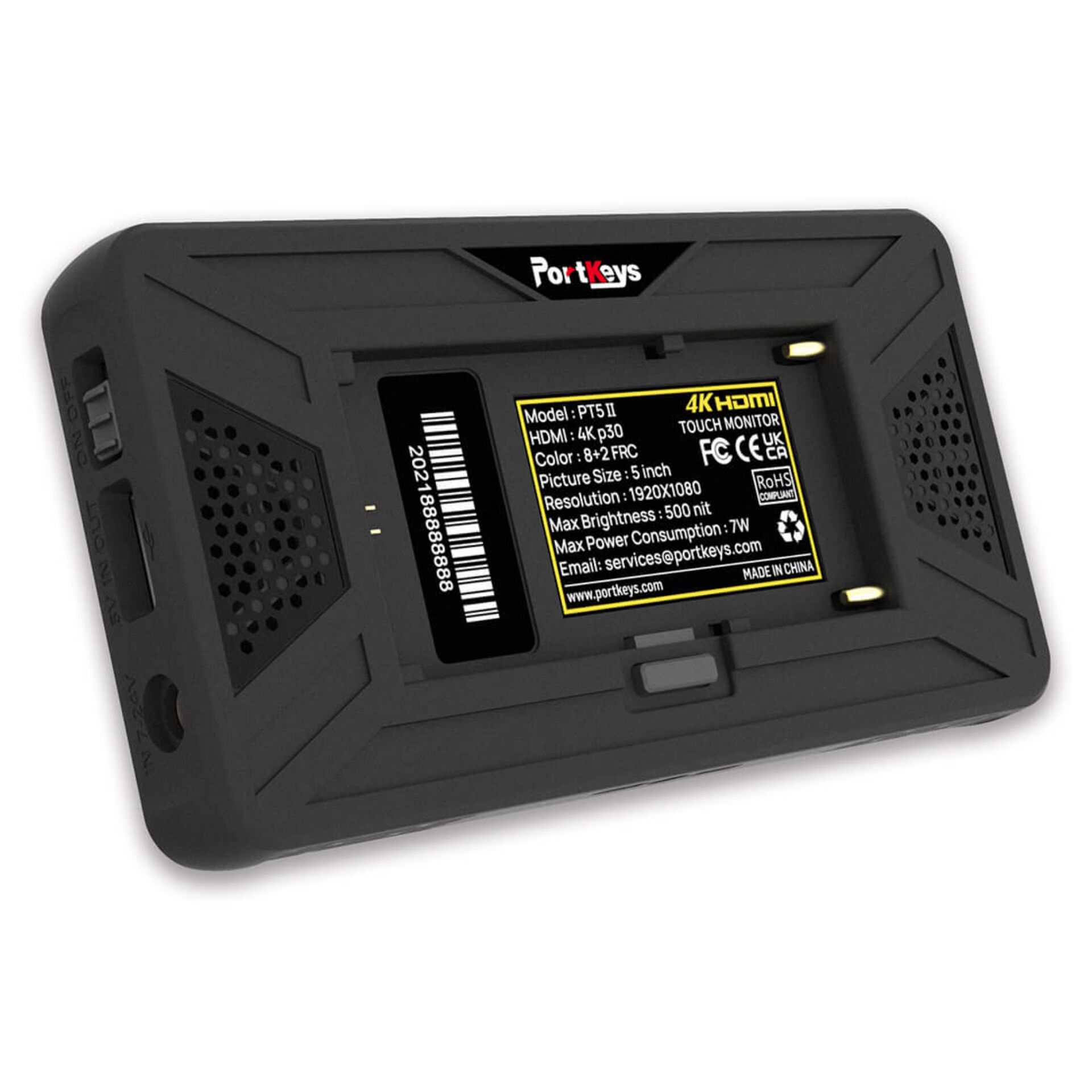 Portkeys PT5 II 5 Pollici 4K HDMI Touchscreen Monitor
