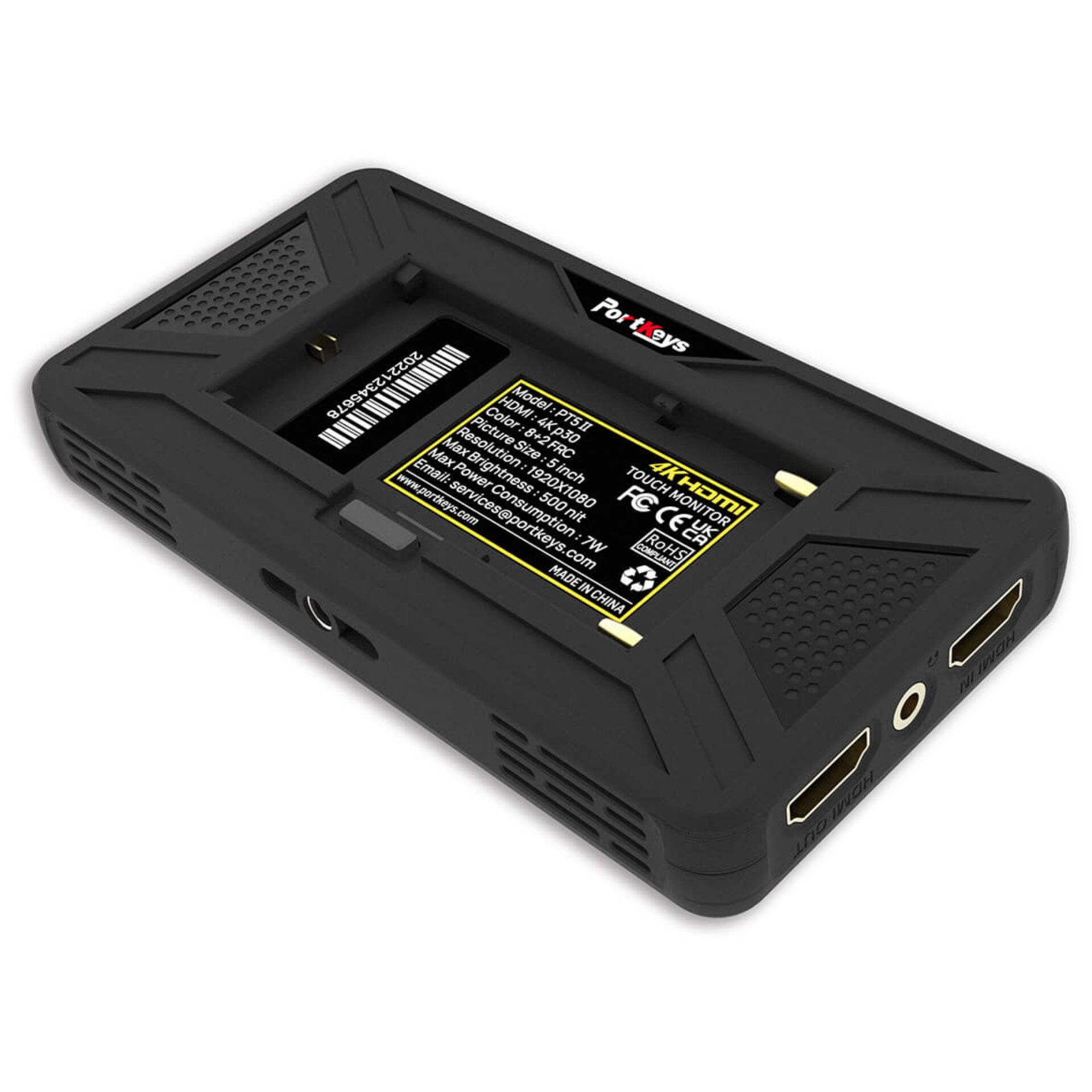 Portkeys PT5 II 5 Pollici 4K HDMI Touchscreen Monitor