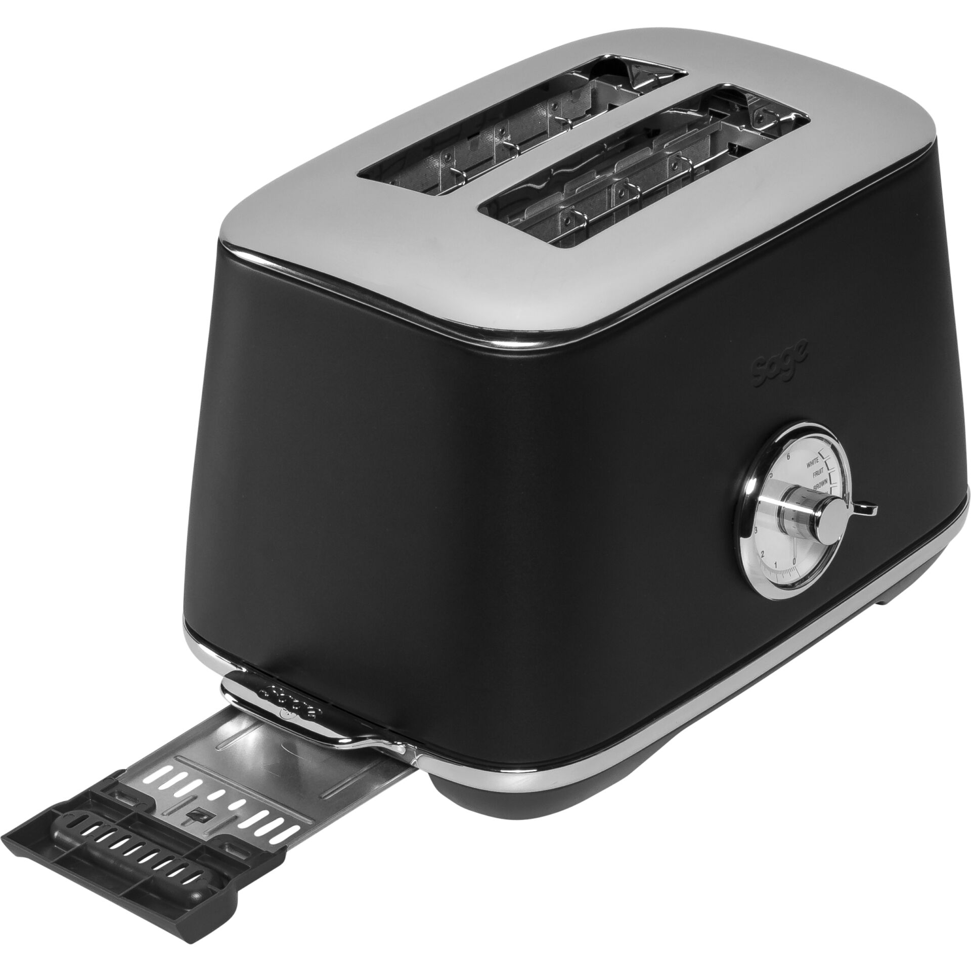 Sage Tostapane Luxe Toast Select opaco nero
