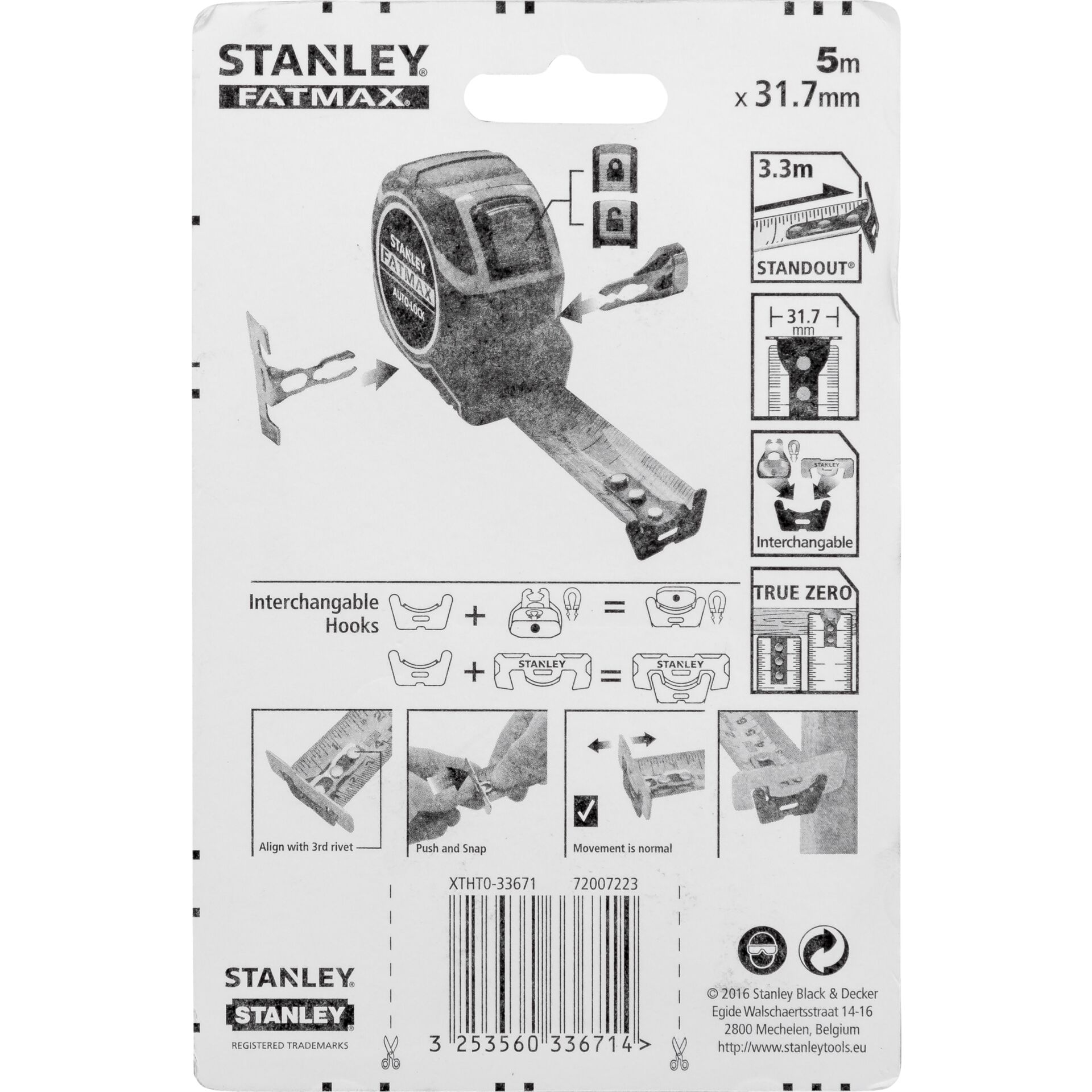 Stanley metro a nastro FatMax Pro Autolock 5m/32mm