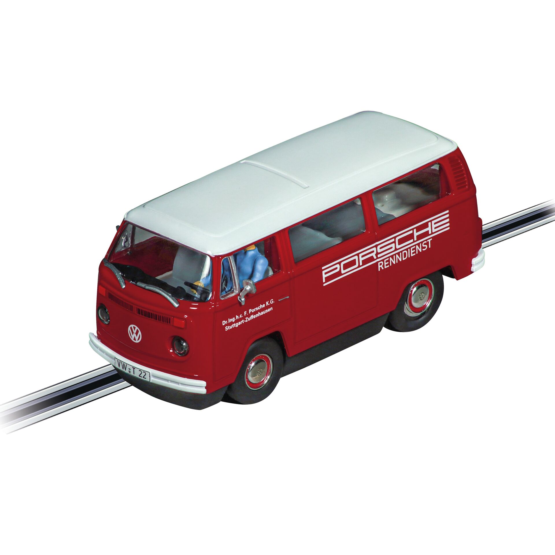 Carrera Digital 132     20031096 VW Bus T2b  Porsche Renndie