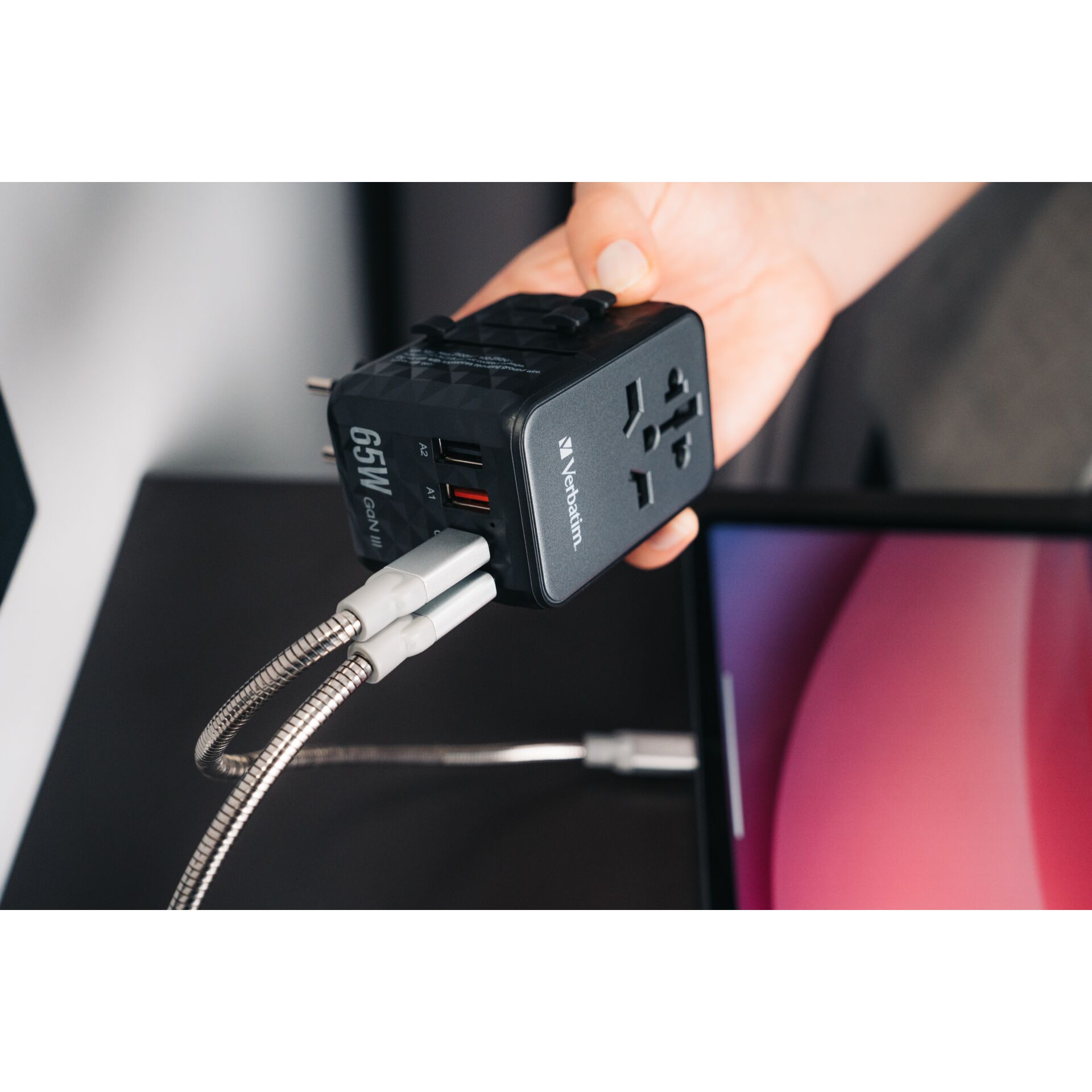 Verbatim GaN III Univers. Travel Adapt. Welt-zu-Welt UTA-05