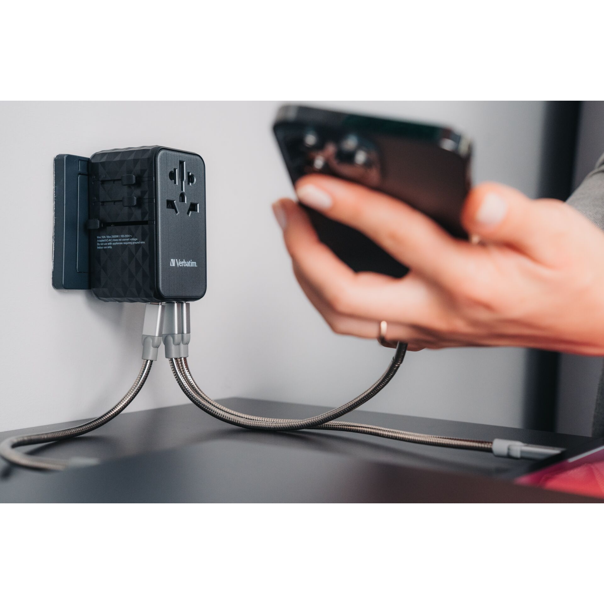 Verbatim GaN III Univers. Travel Adapt. Welt-zu-Welt UTA-06