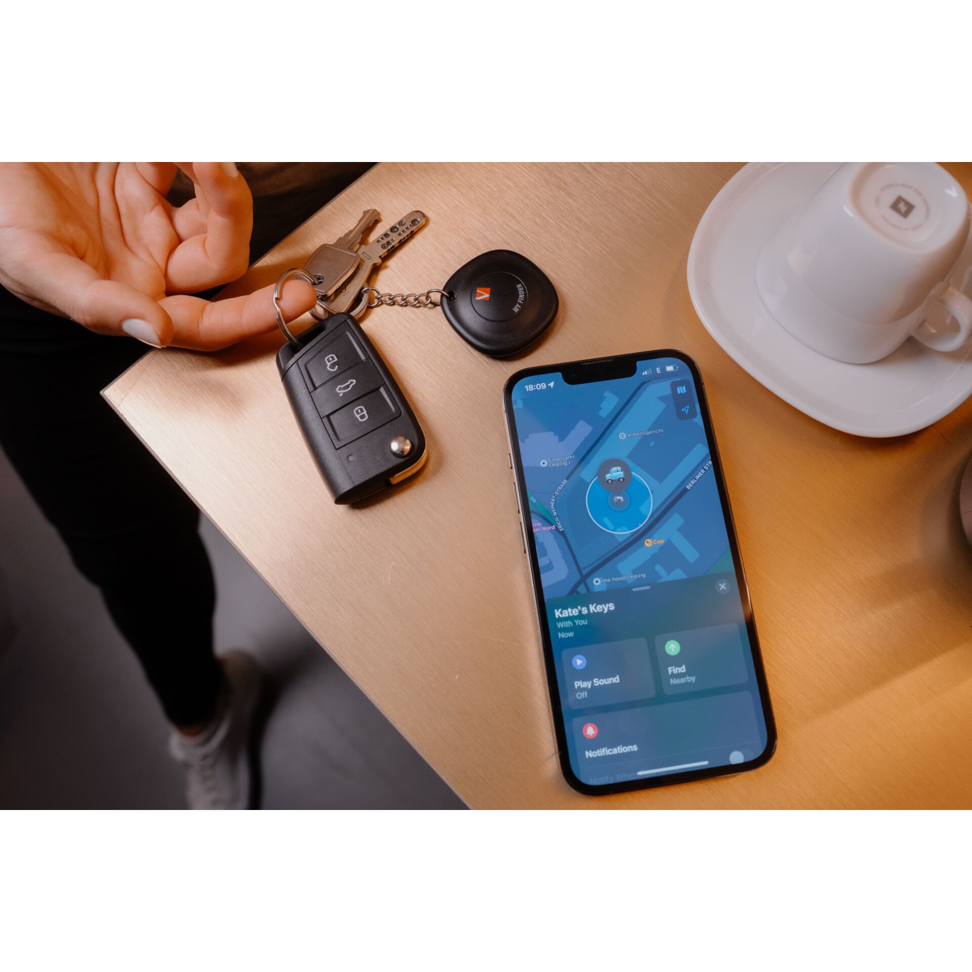 Verbatim My Finder Bluetooth Item Finder, schwarz       3213