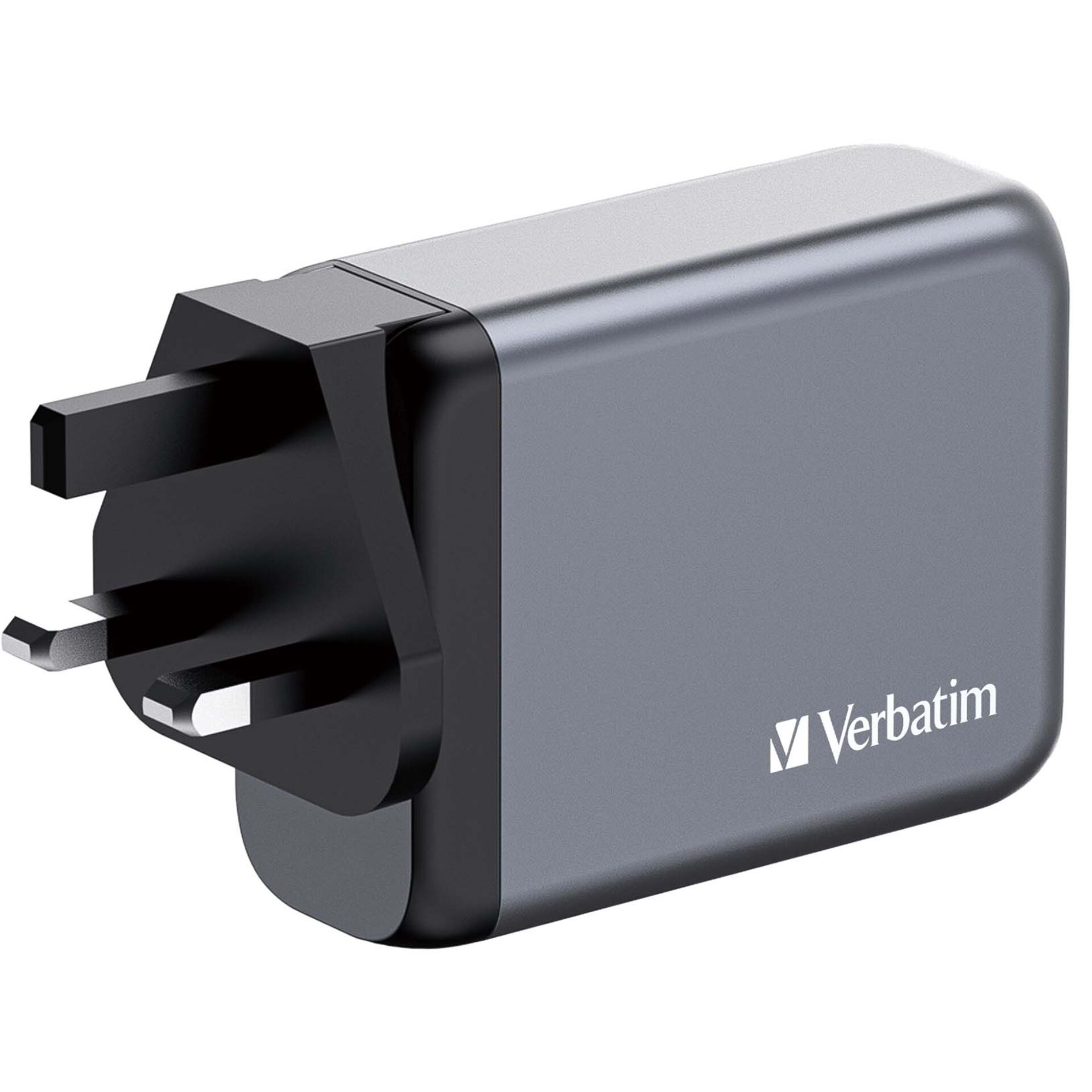 Verbatim GNC-100 GaN Charg. 100W 3xUSB-C PD, 1xUSB-A QC 3.0