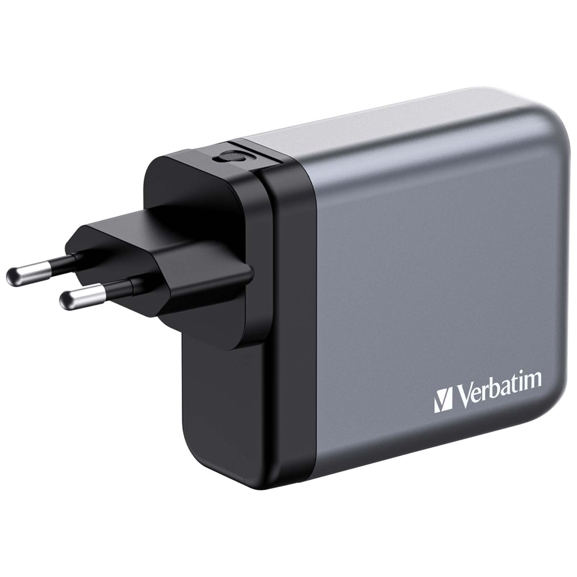Verbatim GNC-140 GaN Charg. 140W 3xUSB-C PD, 1xUSB-A QC 3.0