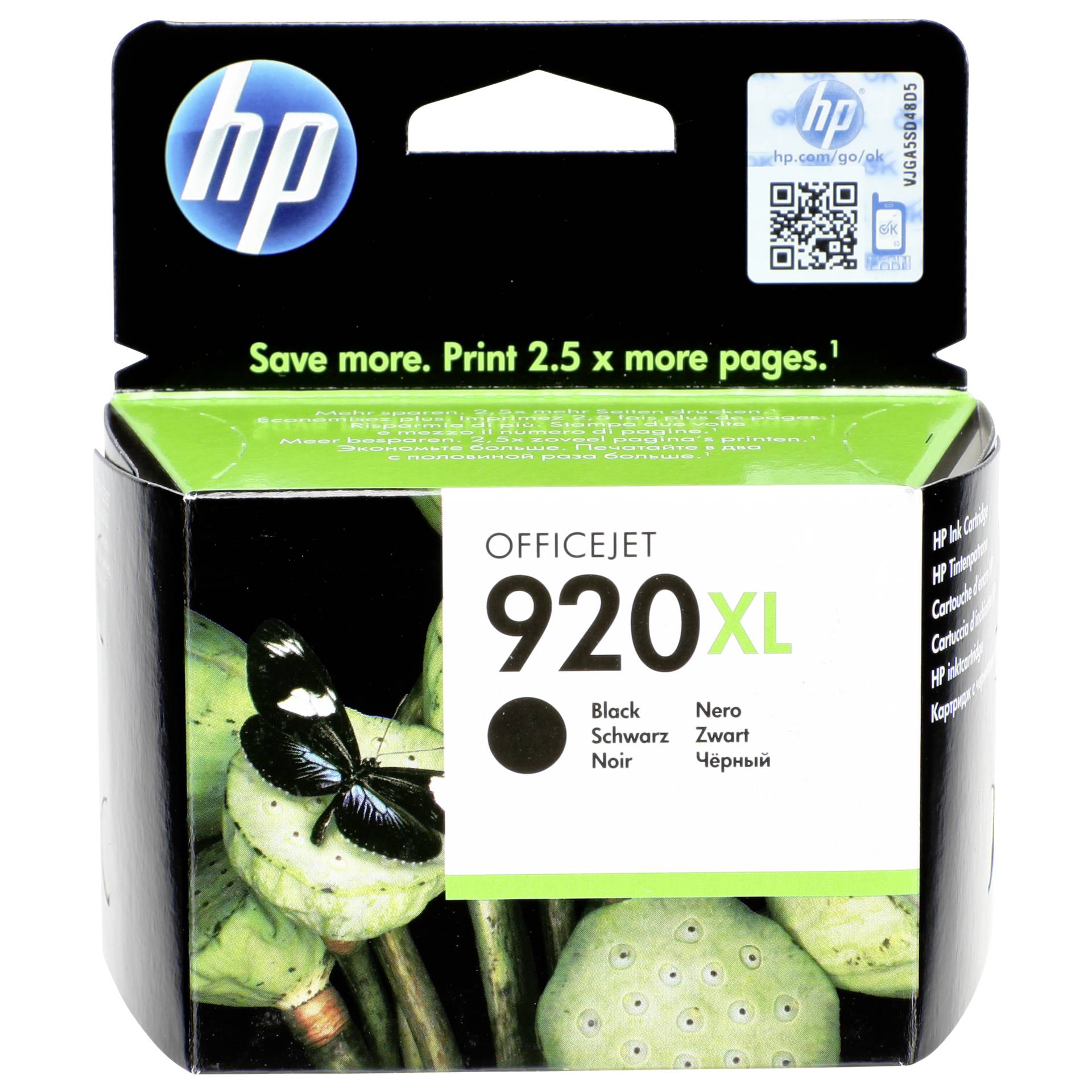 HP CD 975 AE cartuccia nero No. 920 XL