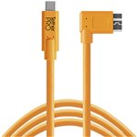 Tether Tools USB-C zu 3.0 Micro- B Right Angle 4,60m arancio