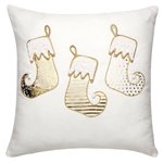 L´Oca Nera cuscino imbottito con calze  45x45 cm